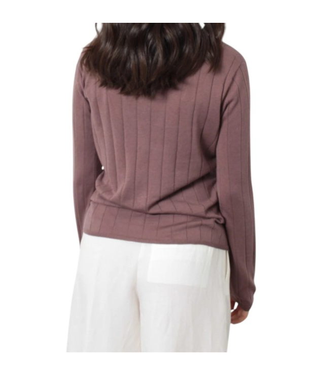Max Mara Long-sleeved Sweater In Brown