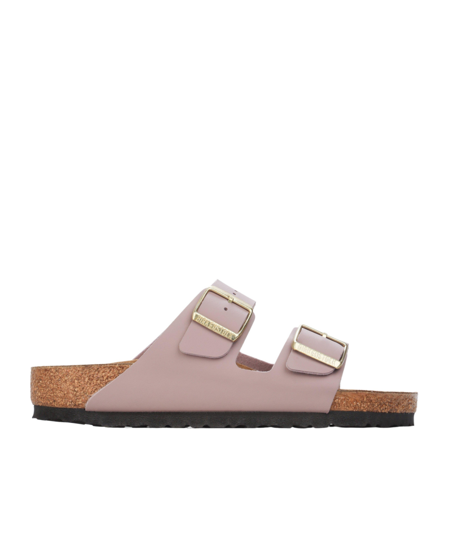 Birkenstock Dusky Pink Smooth Slide In Nude