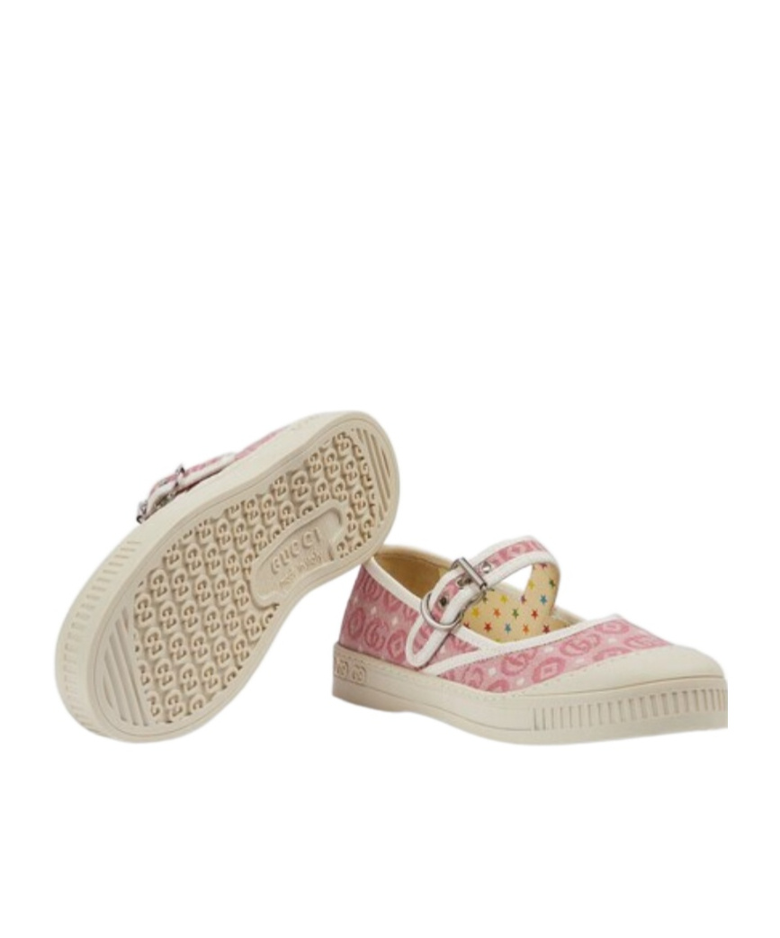Gucci Double G Round-toe Ballerinas In Nude