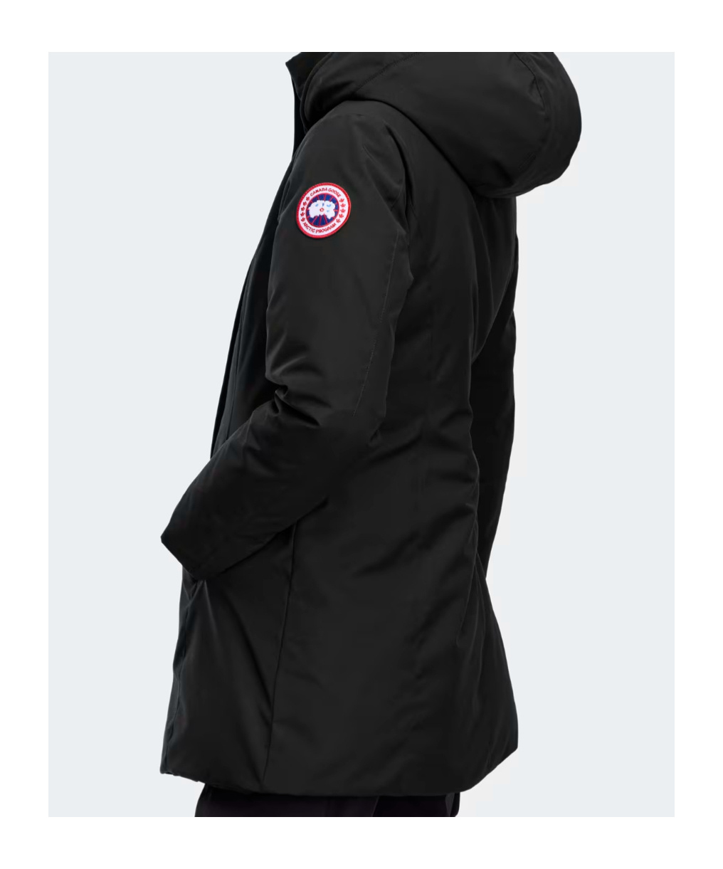Canada Goose Leslie Hooded Down Parka In Black