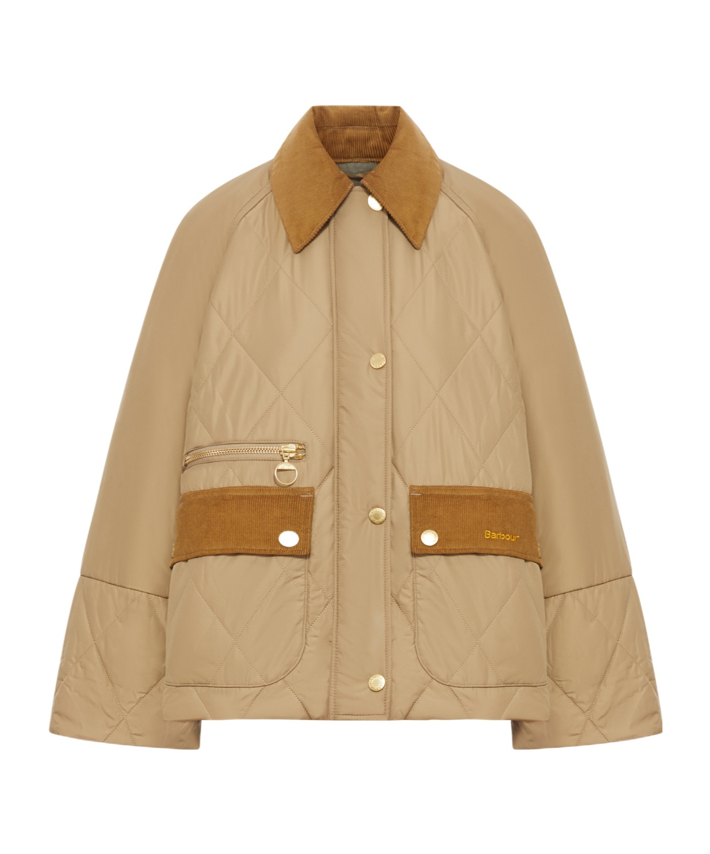 Barbour Martha Quilted Jacket In Neutral
