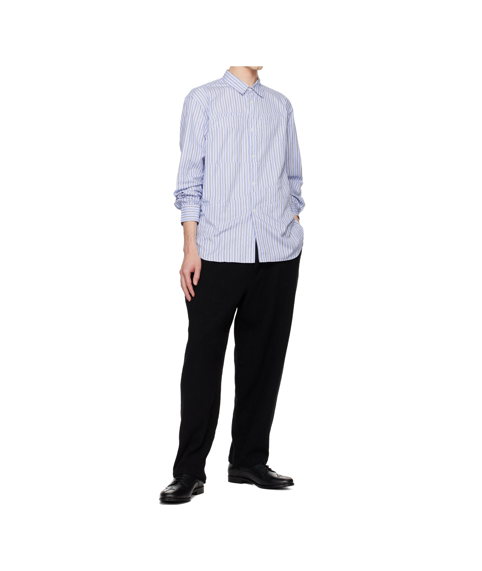 Comme Des Garçons Striped Button-down Shirt