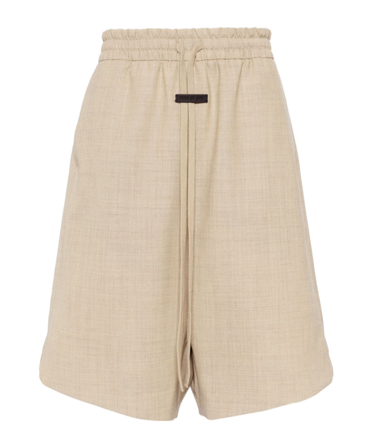 Fear Of God Logo Patch Drawstring Shorts In Multi