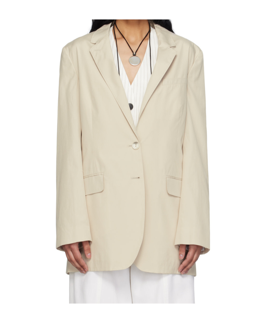 Rag & Bone Lapel Long-sleeved Suit Jacket