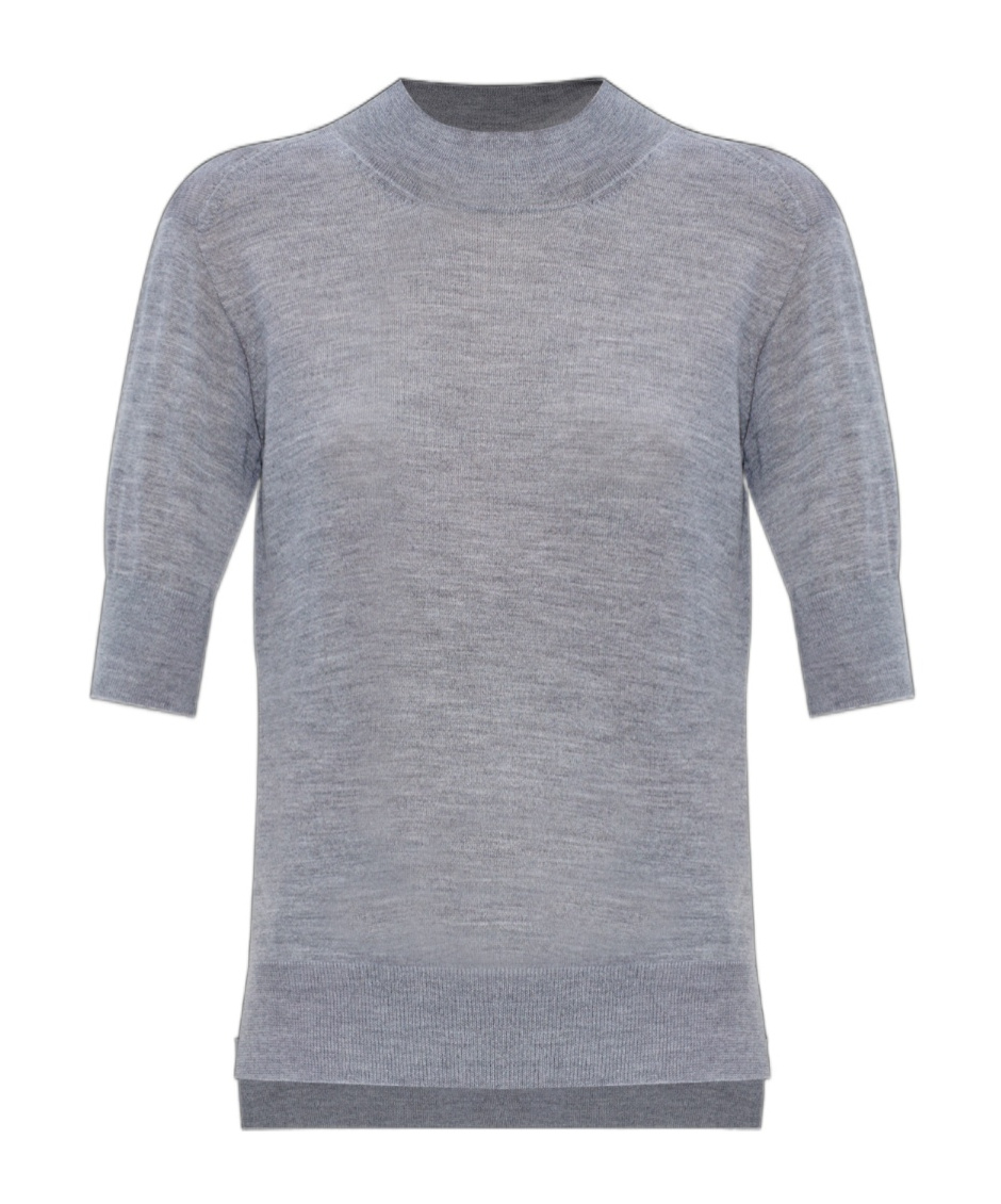 Jil Sander Fine-knit T-shirt In Gray