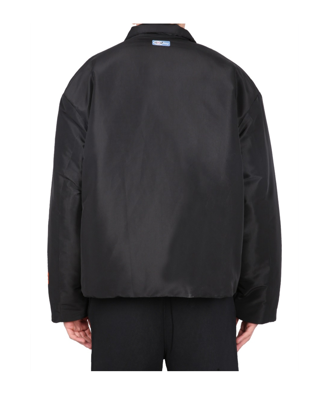 Heron Preston Collared Zip-up Jacket In Black