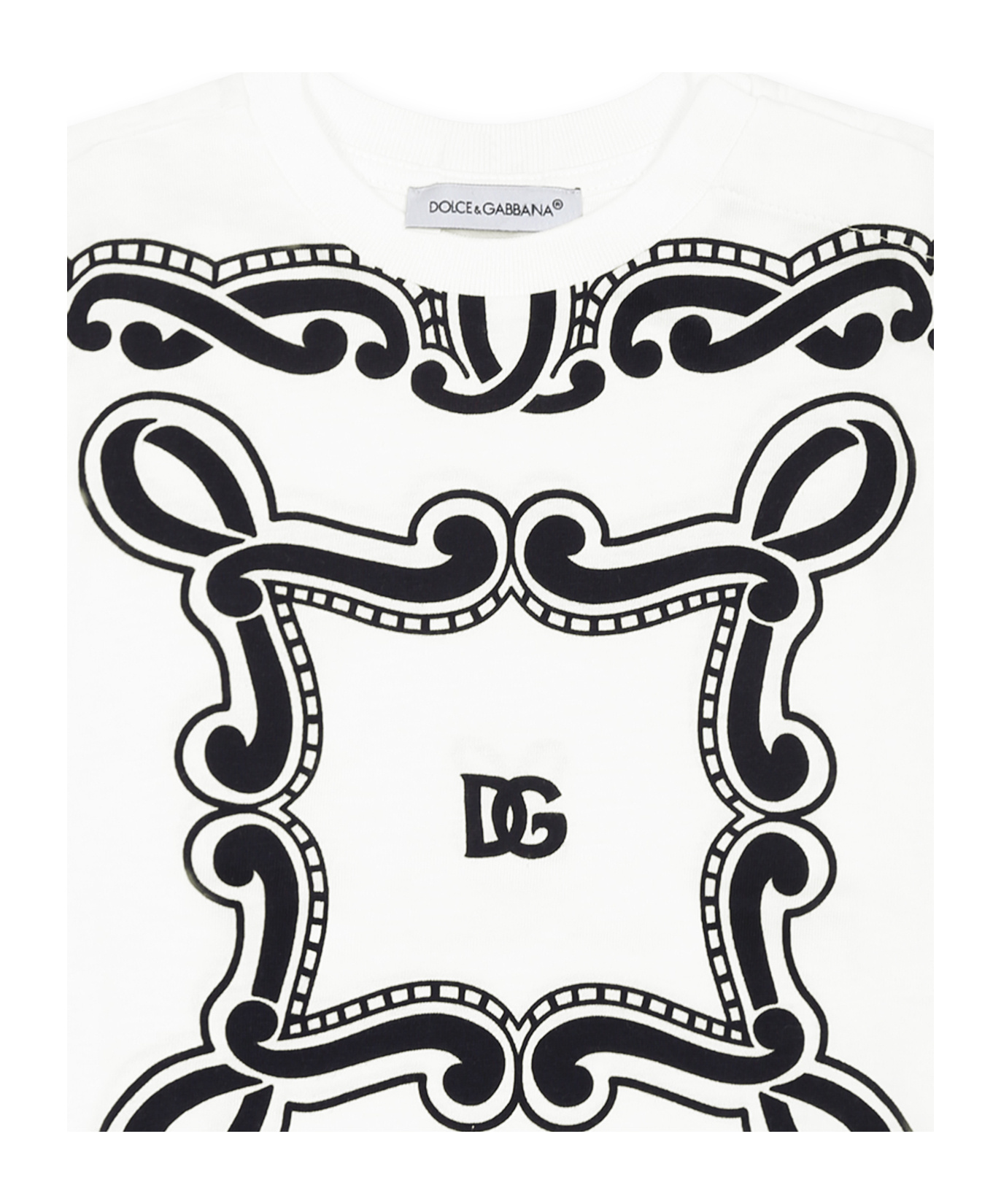 Dolce & Gabbana Bandana-print T-shirt In White