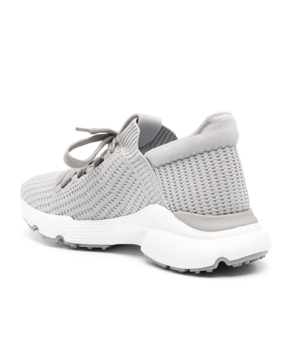 Tod's Knitted Sneakers In White