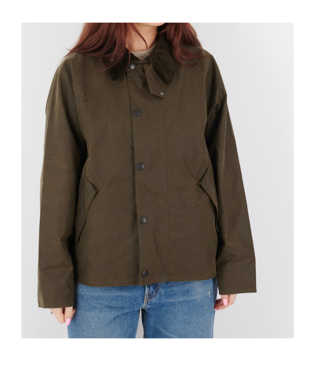 Barbour Long-sleeved Casual Jacket In Green