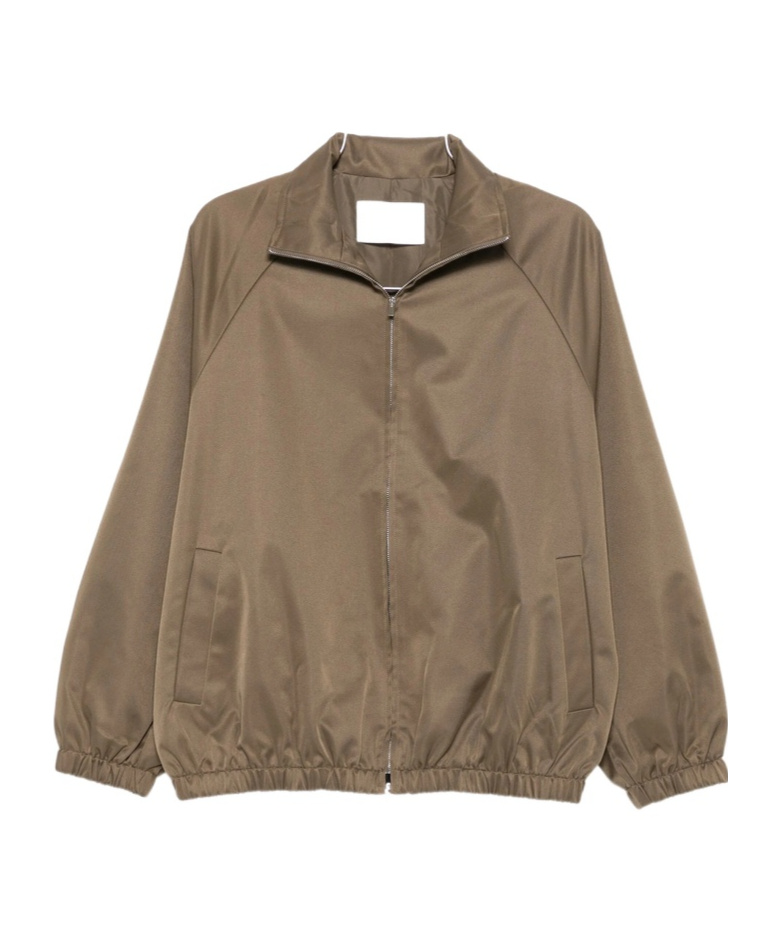 The Frankie Shop Long-sleeved Casual Jacket In Brown
