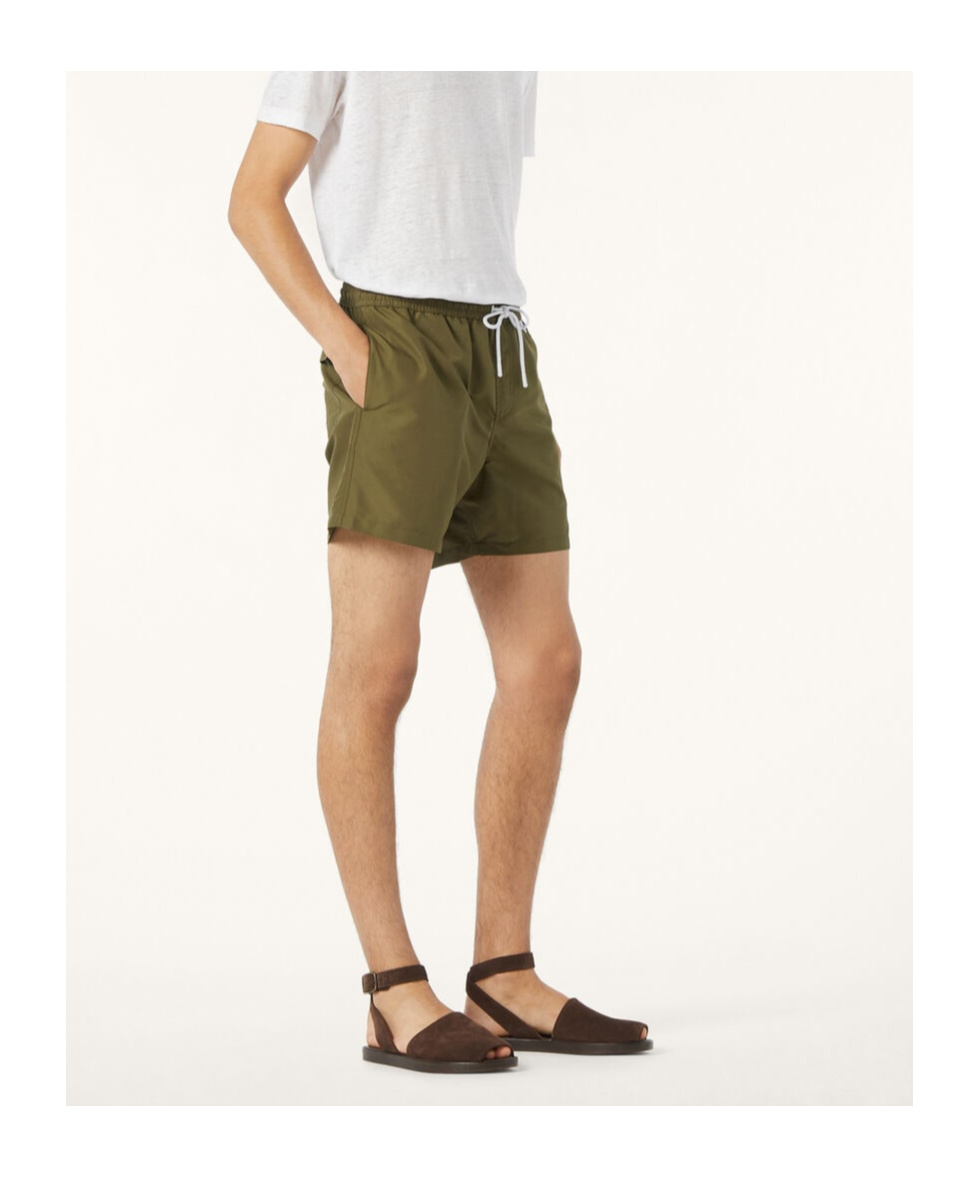Loro Piana Bay Straight-leg Mid-length Swim Shorts In Green