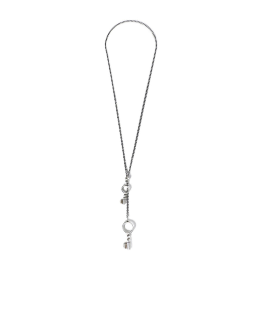 Ann Demeulemeester Pama Key Necklace In Metallic