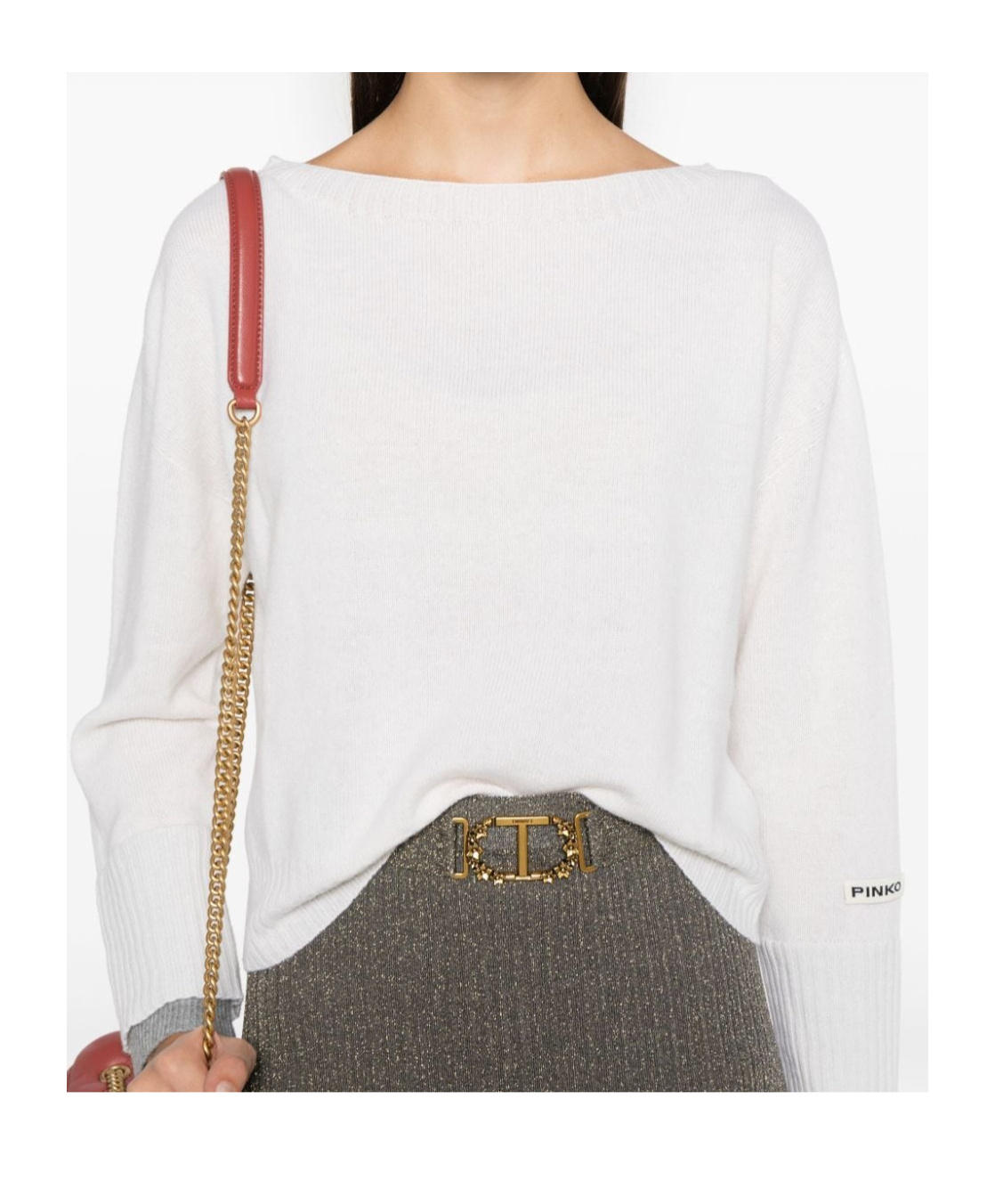 Pinko Sweaters In White