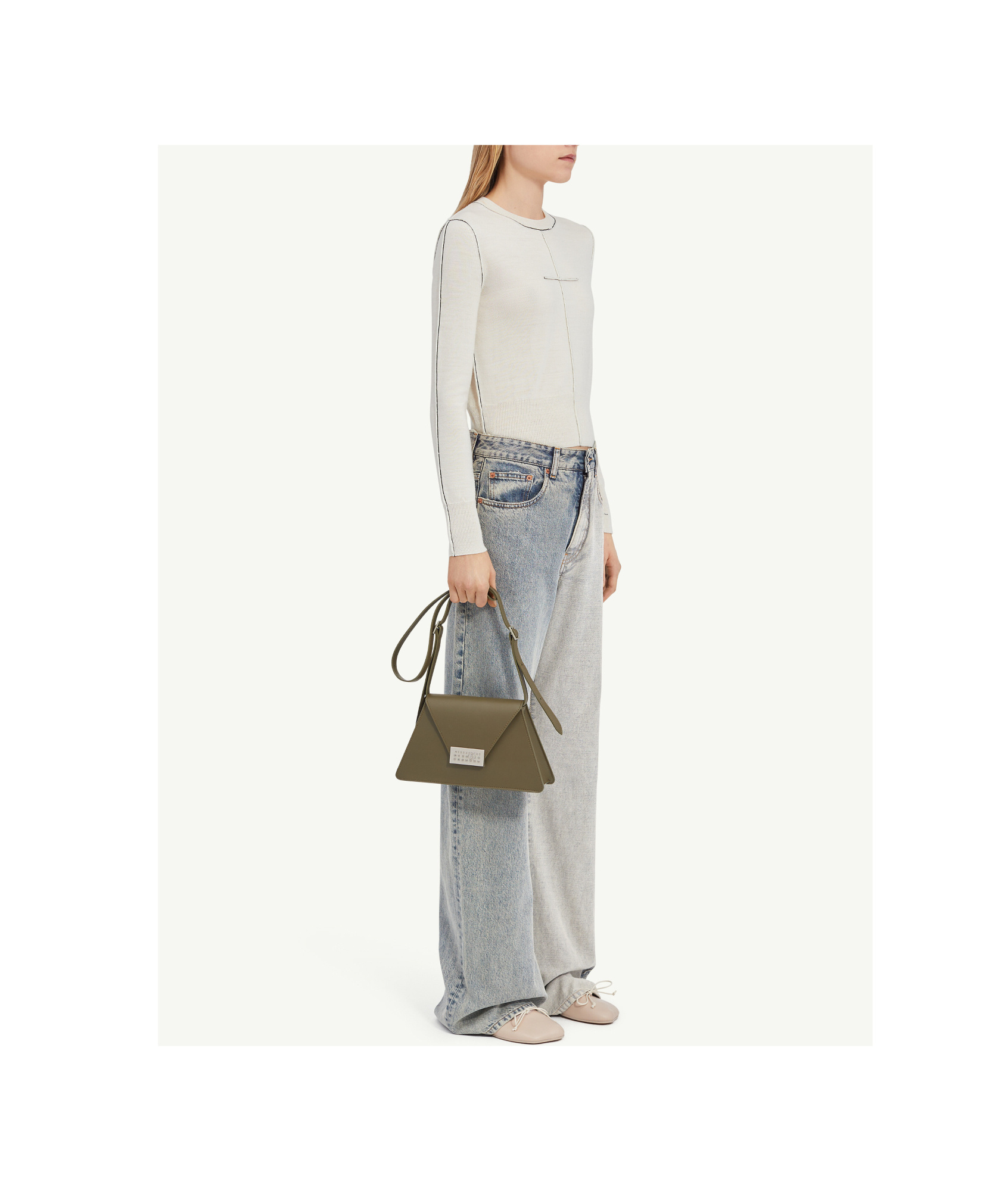 Mm6 Maison Margiela Maison Margiela 5 Pockets Pants In Light Blue In Gray