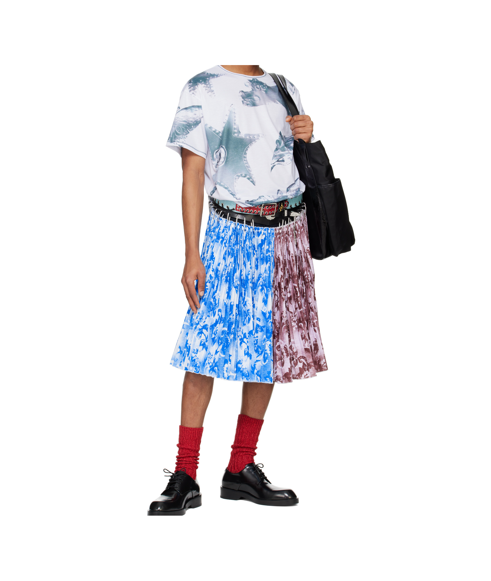 Chopova Lowena Zoom Spur Oversized Short Sleeve T-shirt In Multicolor