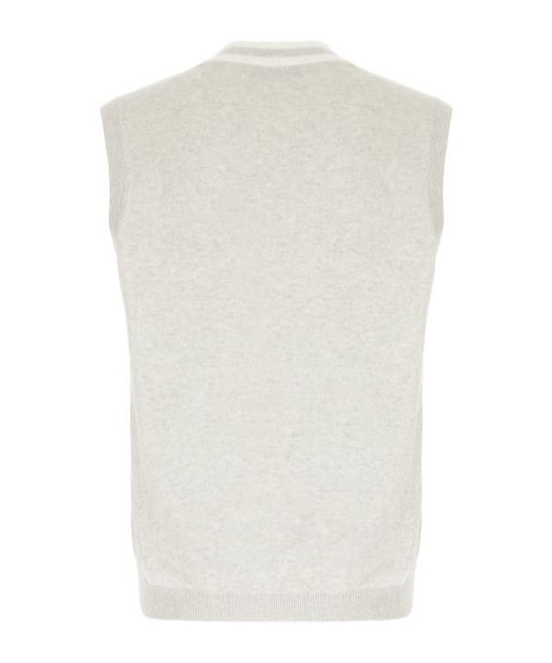 Brunello Cucinelli Sleeveless Knitted Vest In White