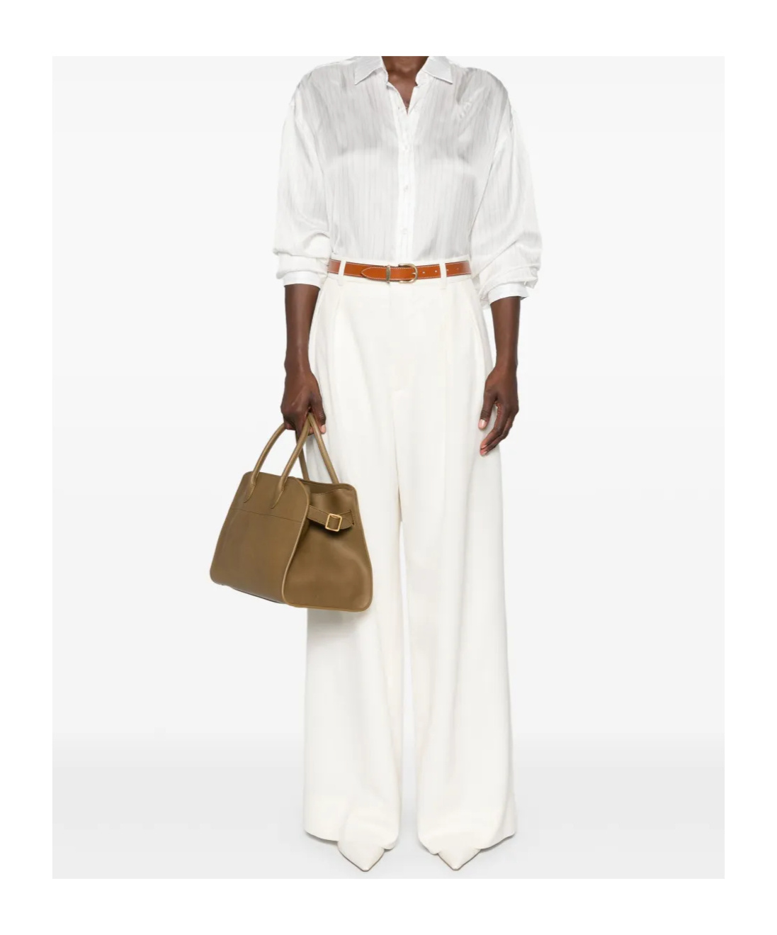Shop Wardrobe.nyc Embossed Wide-leg Casual Pants