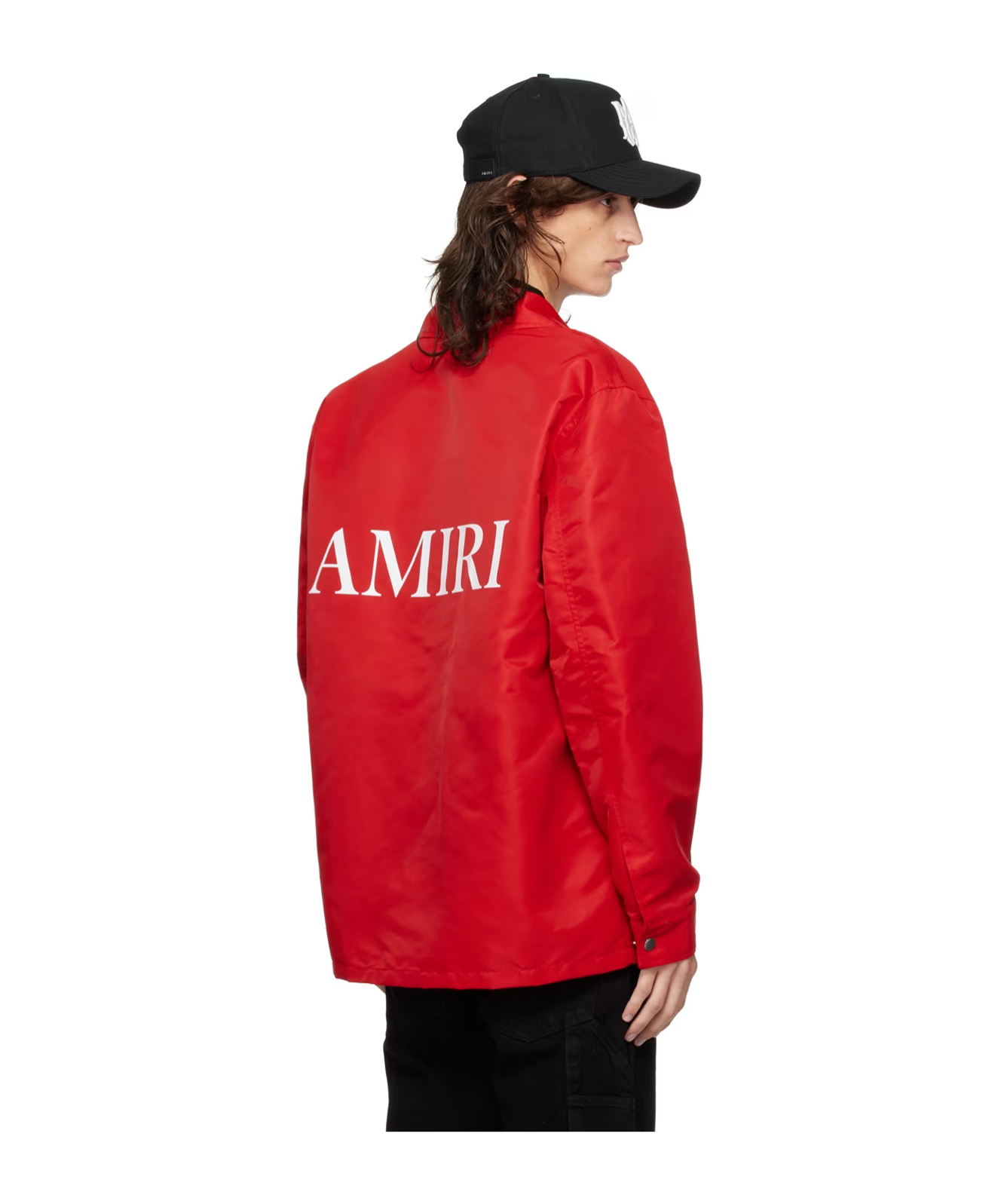 AMIRI LOGO LAPEL CASUAL JACKET