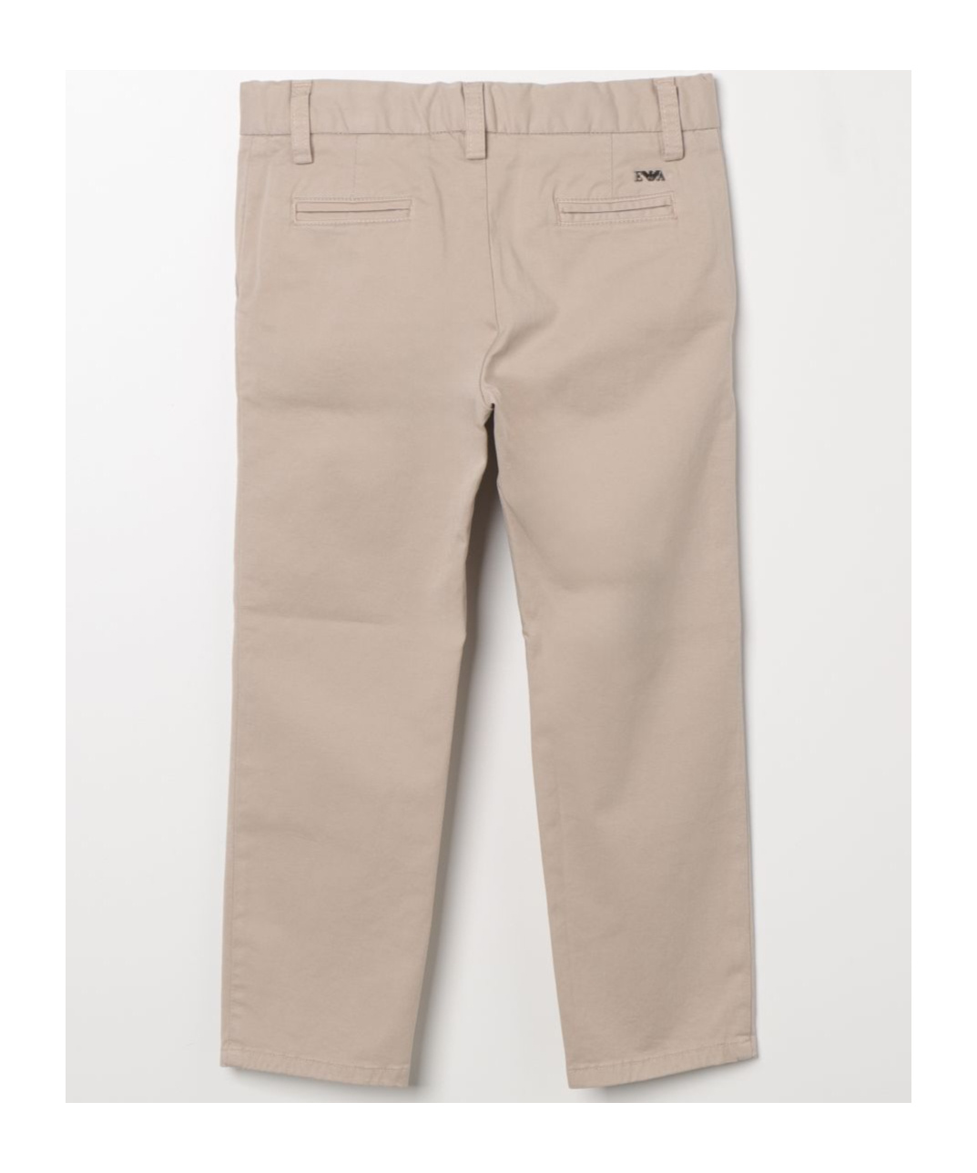 Emporio Armani Slim-cut Chino Trousers In Nude