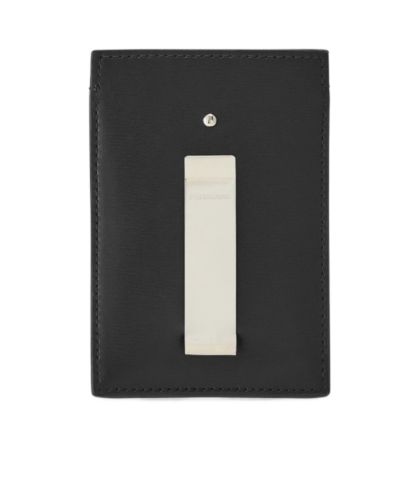 Ferragamo Credit Card Holder In Black