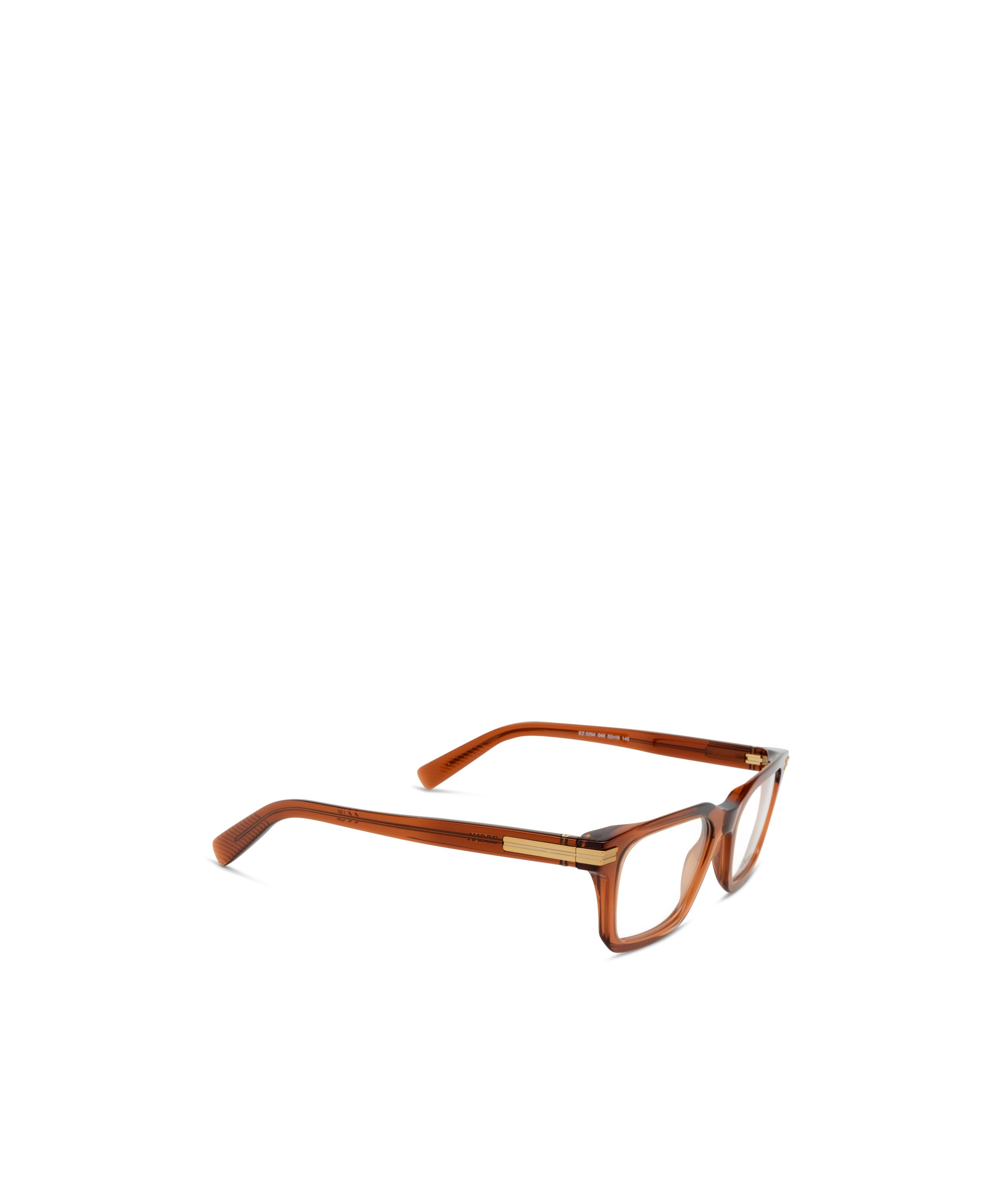 Zegna Geometric Frame Plain Mirror In Brown