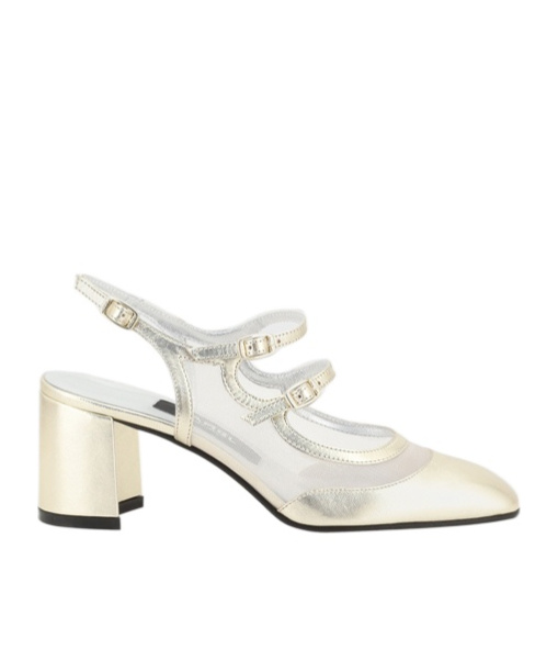 Shop Carel Paris Bananight Laminated Slingback Mary Janes In White
