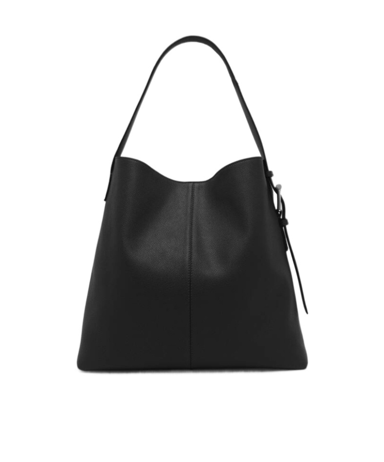 Alexander Mcqueen T-bar Sling Shopper Bag In Black