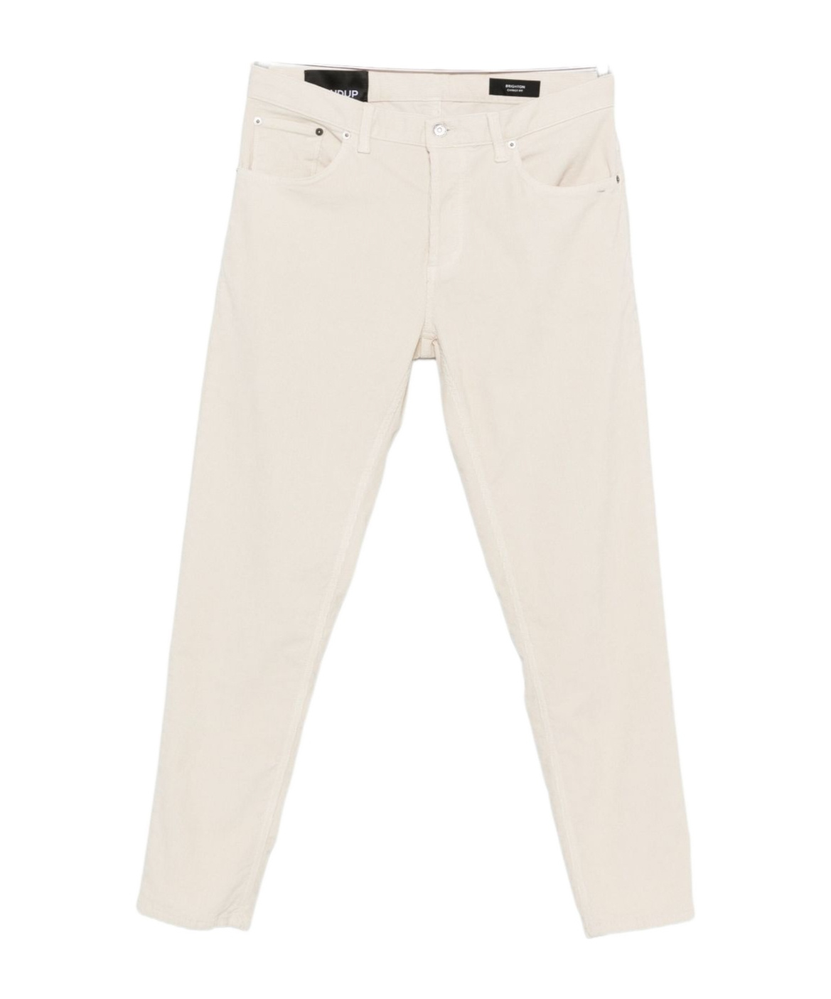 Dondup Natural Straight Leg Jeans In White
