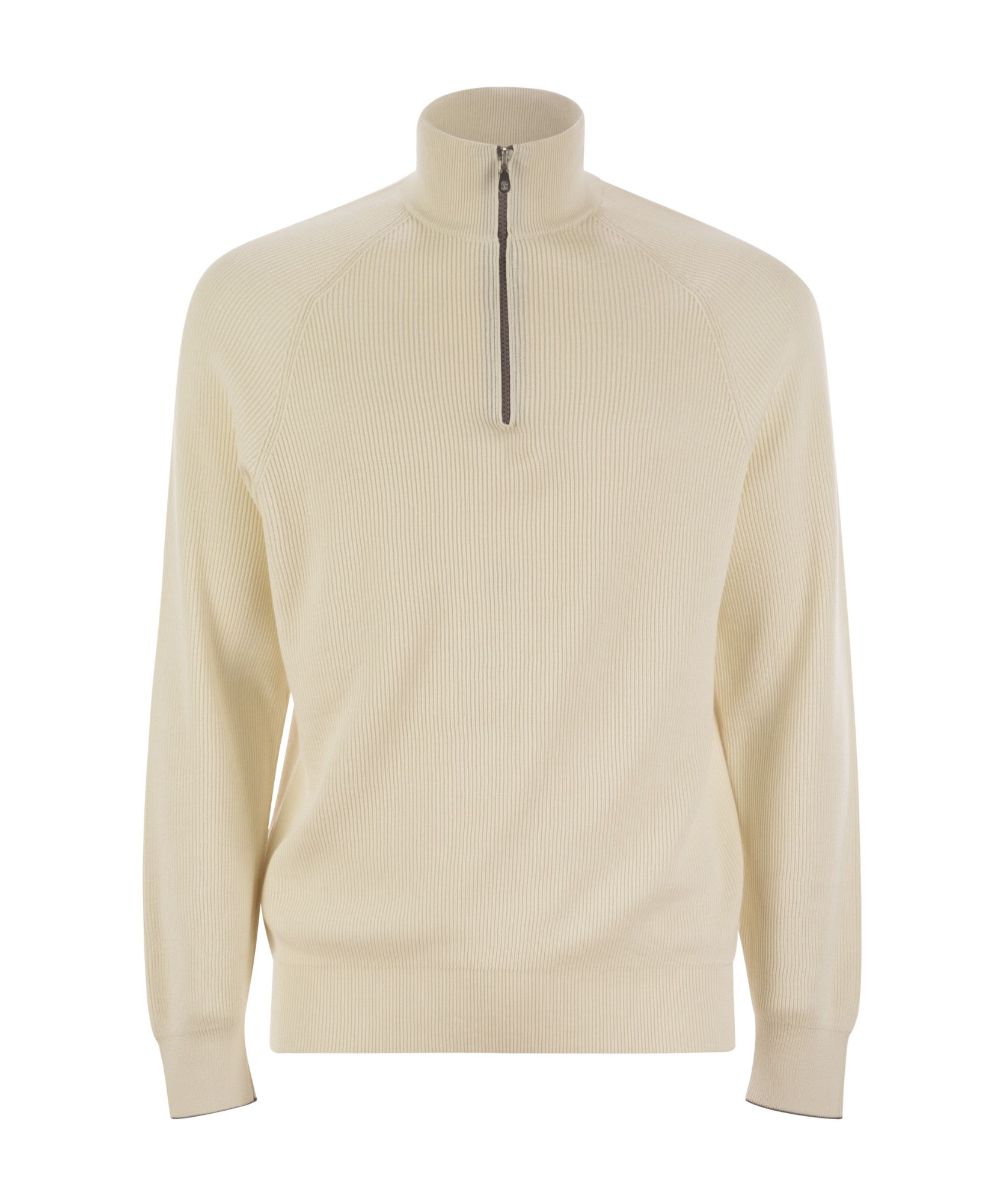 Brunello Cucinelli Long-sleeved Sweater In Nude
