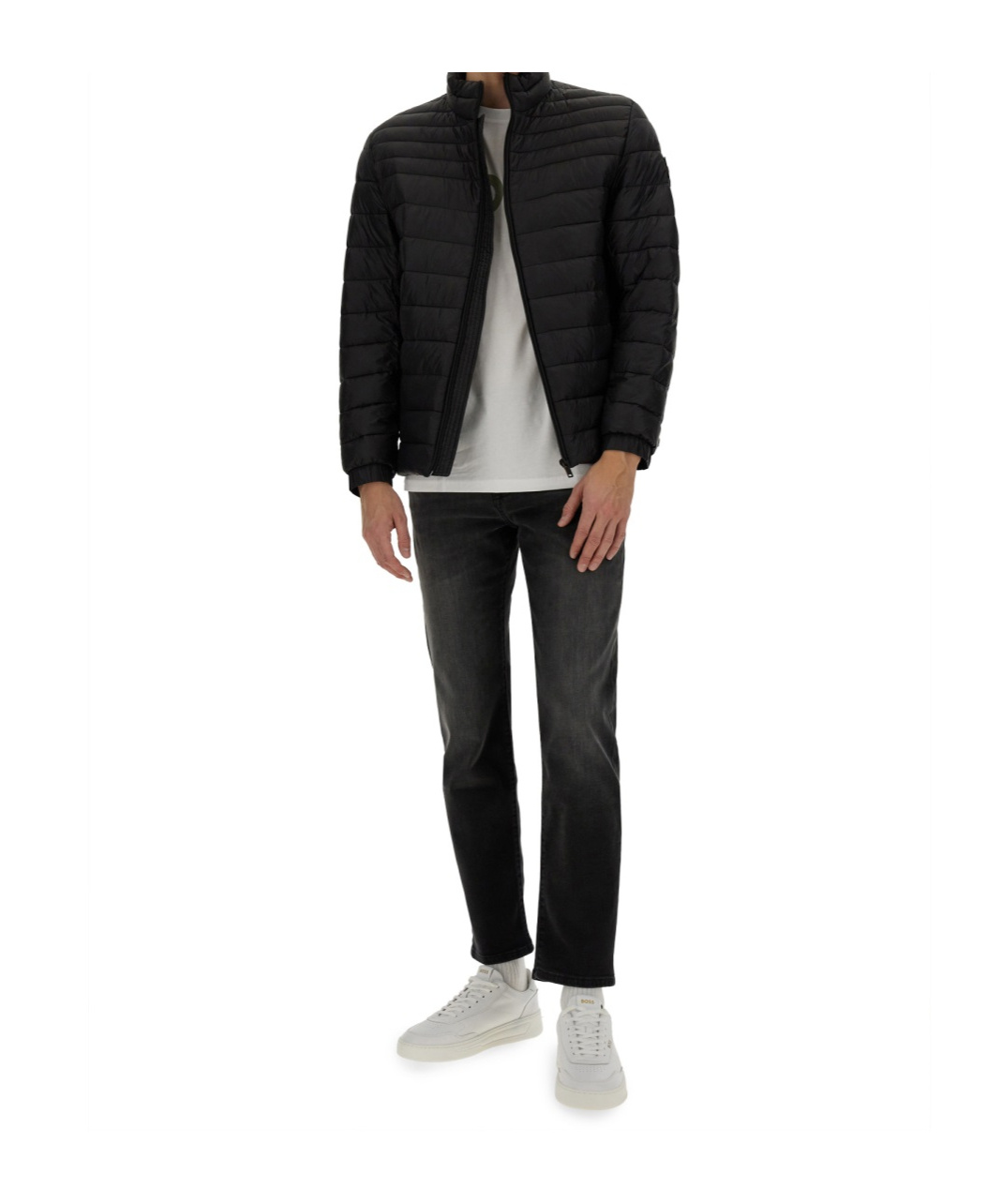 Hugo Boss Oden2 Mens Padded Jacket In Black