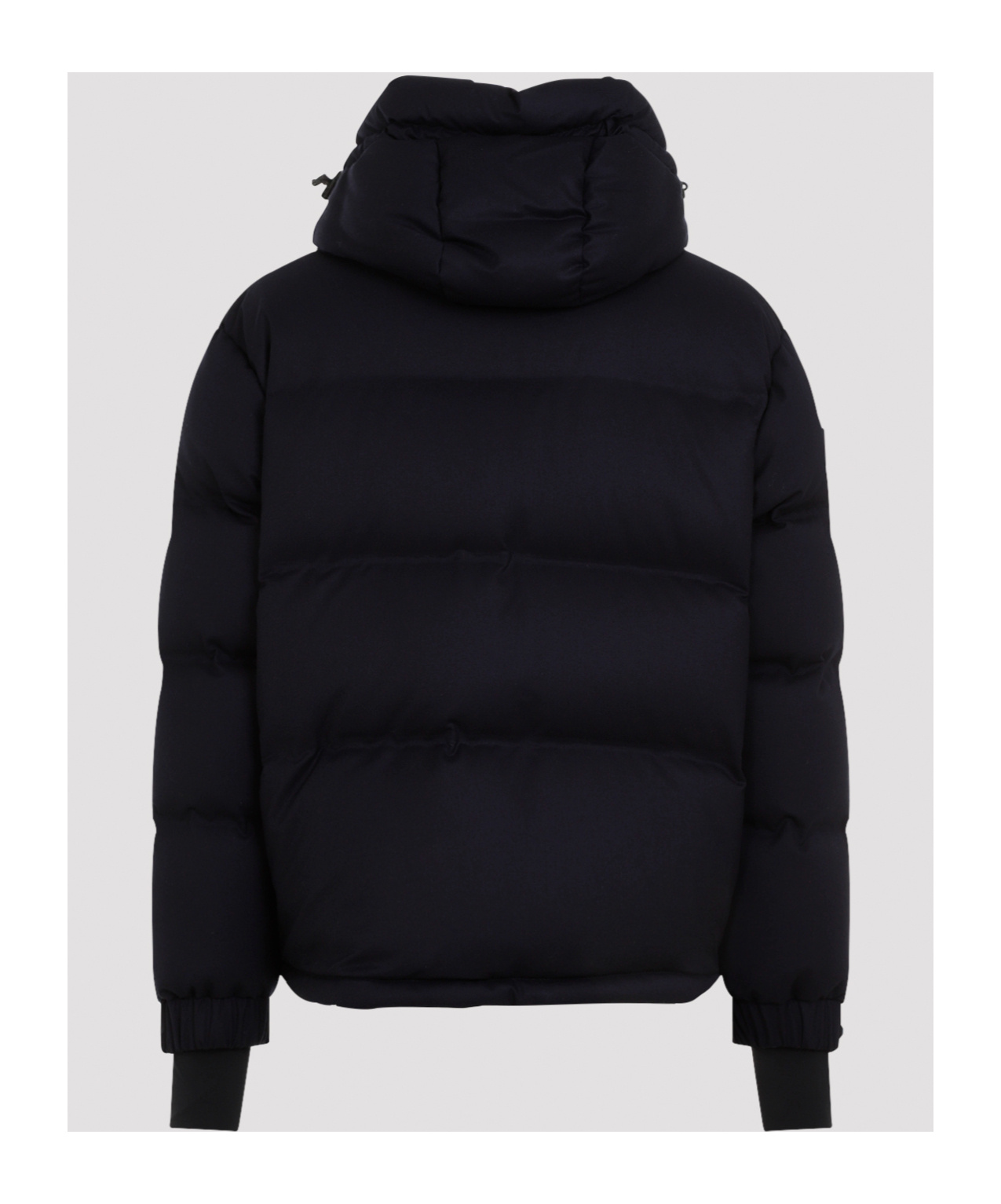 Moncler Grenoble Black Stretch Nylon Angren Down Jacket In Blue