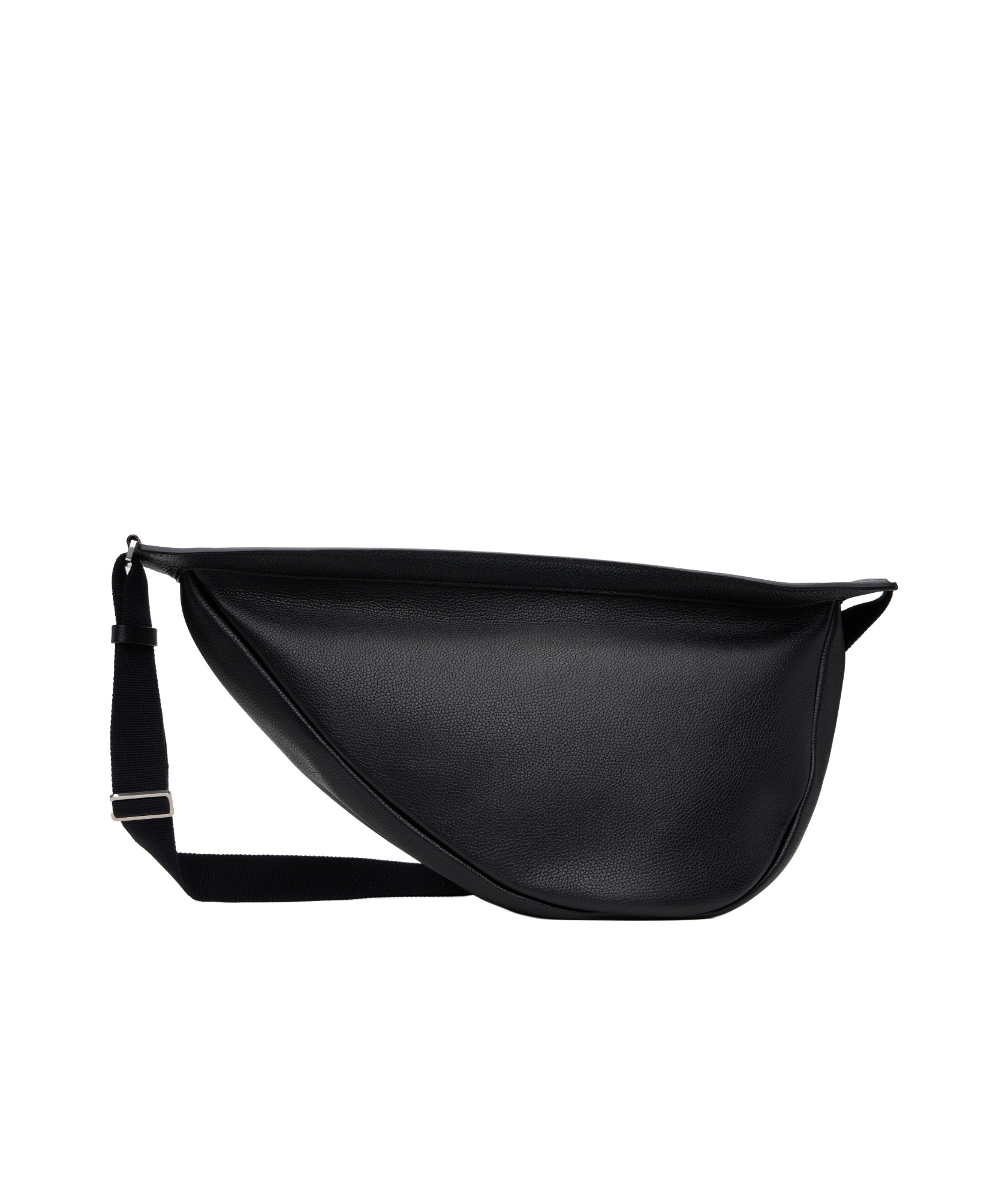 The Row Slouchy Banana Crossbody Bag In Black