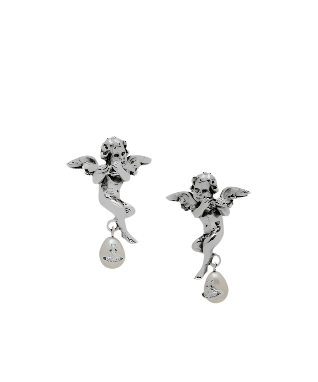 Vivienne Westwood Putti Earrings In Metallic