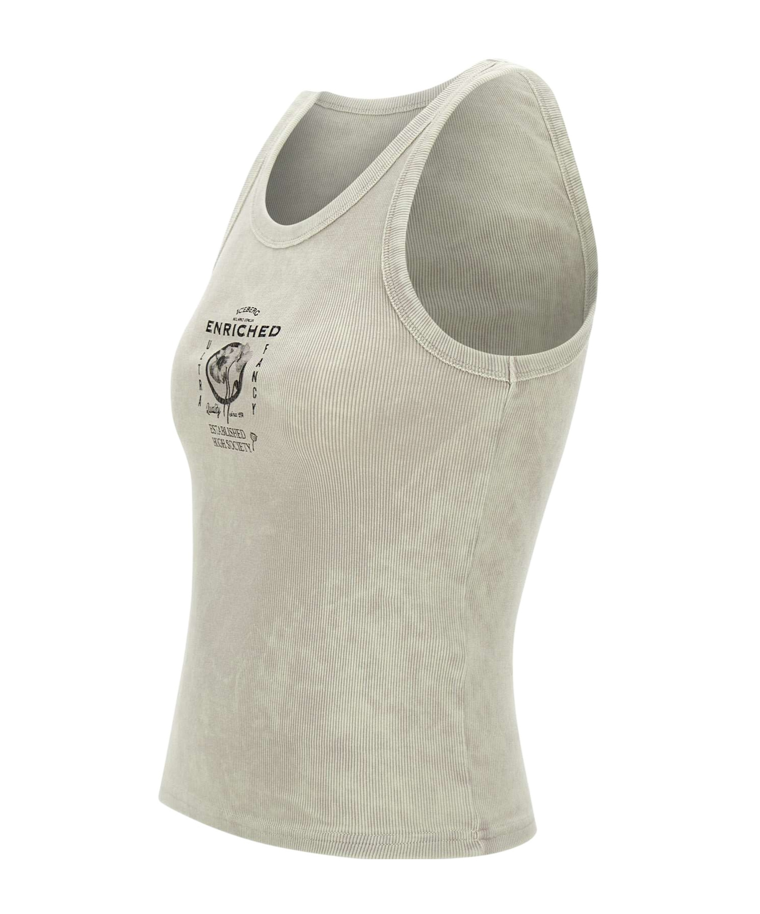 Iceberg Round-neck Vest In Nude