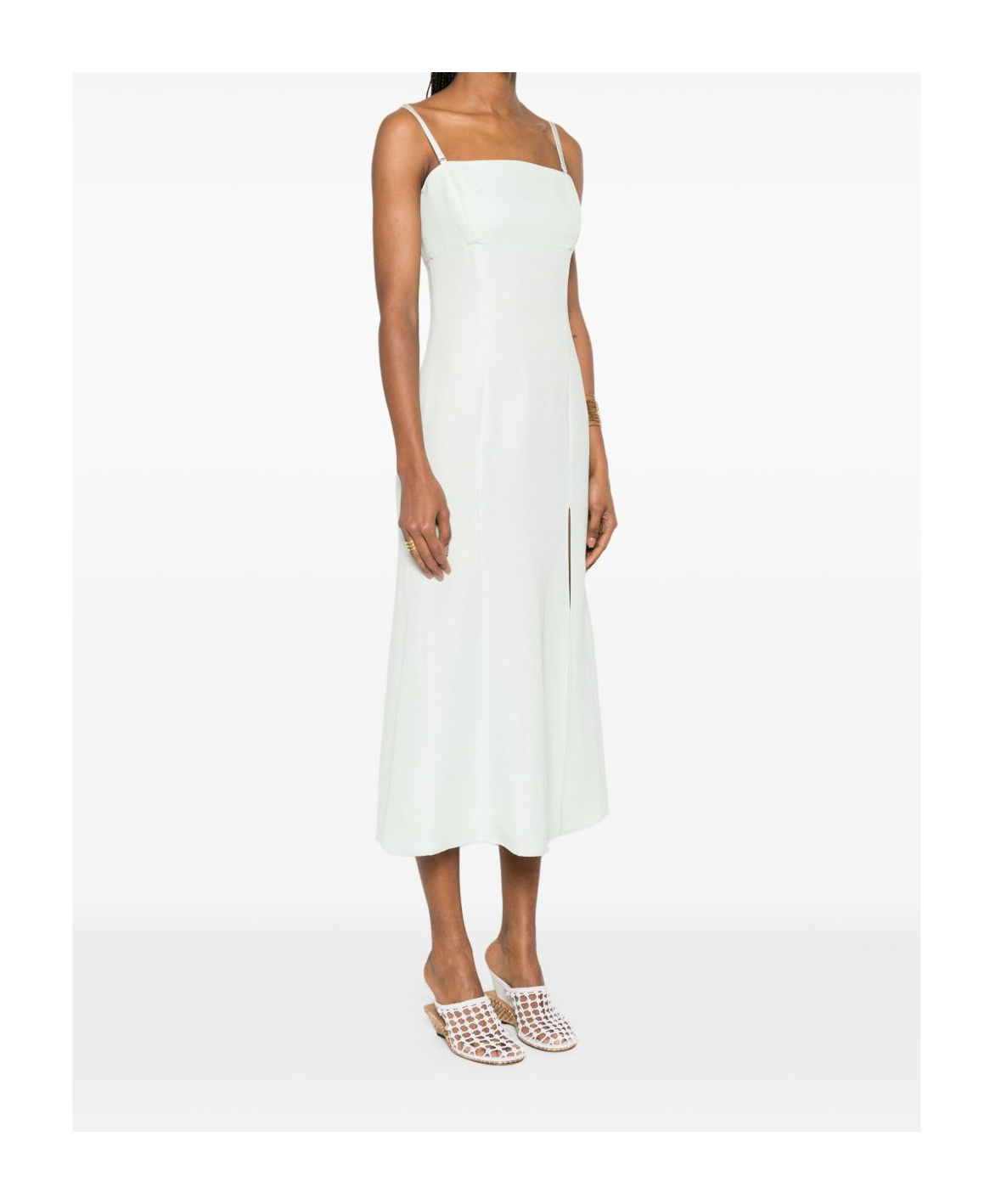Shop Twinset Twill Midi Dress