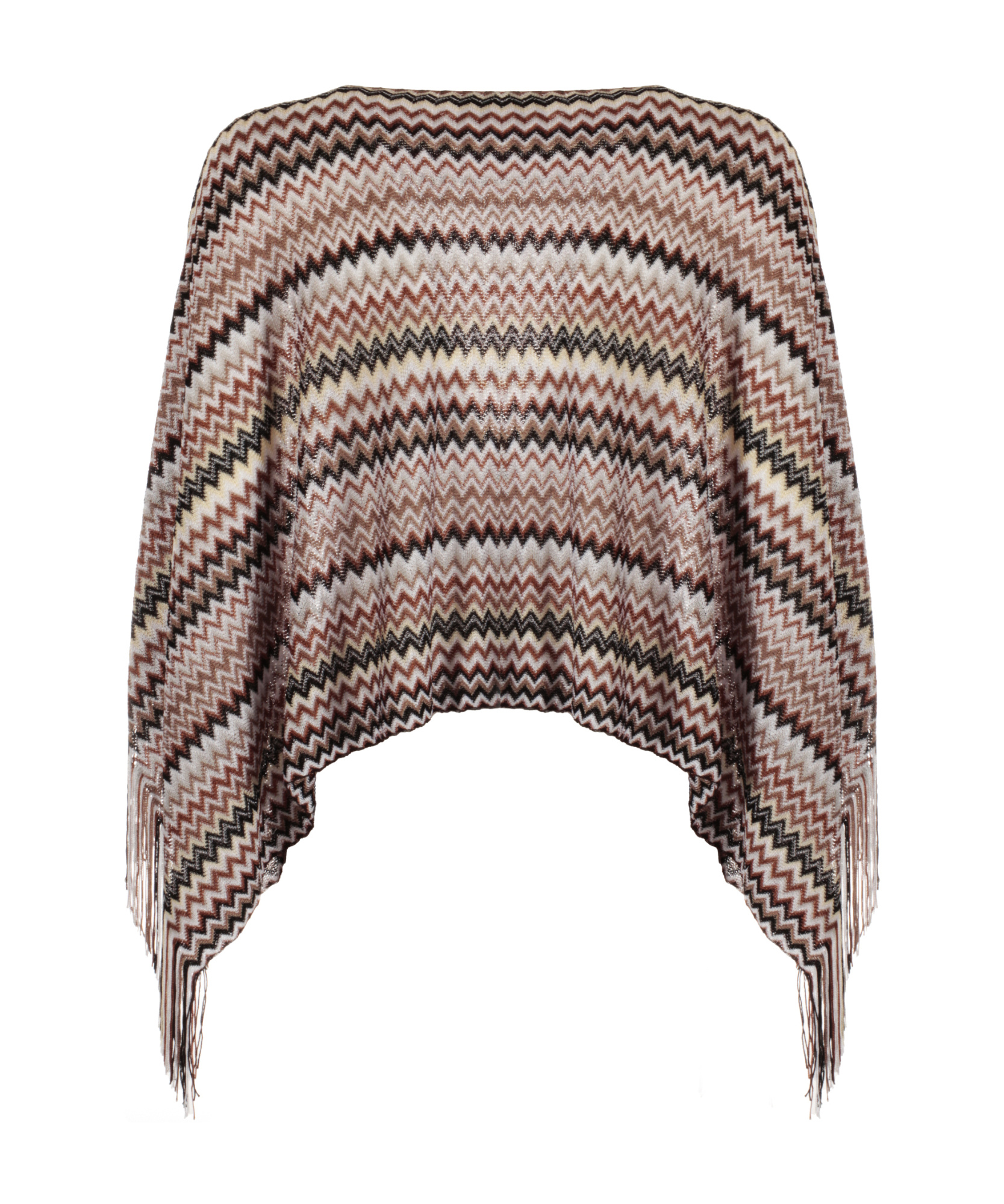 MISSONI ZIGZAG-PATTERN CAPE