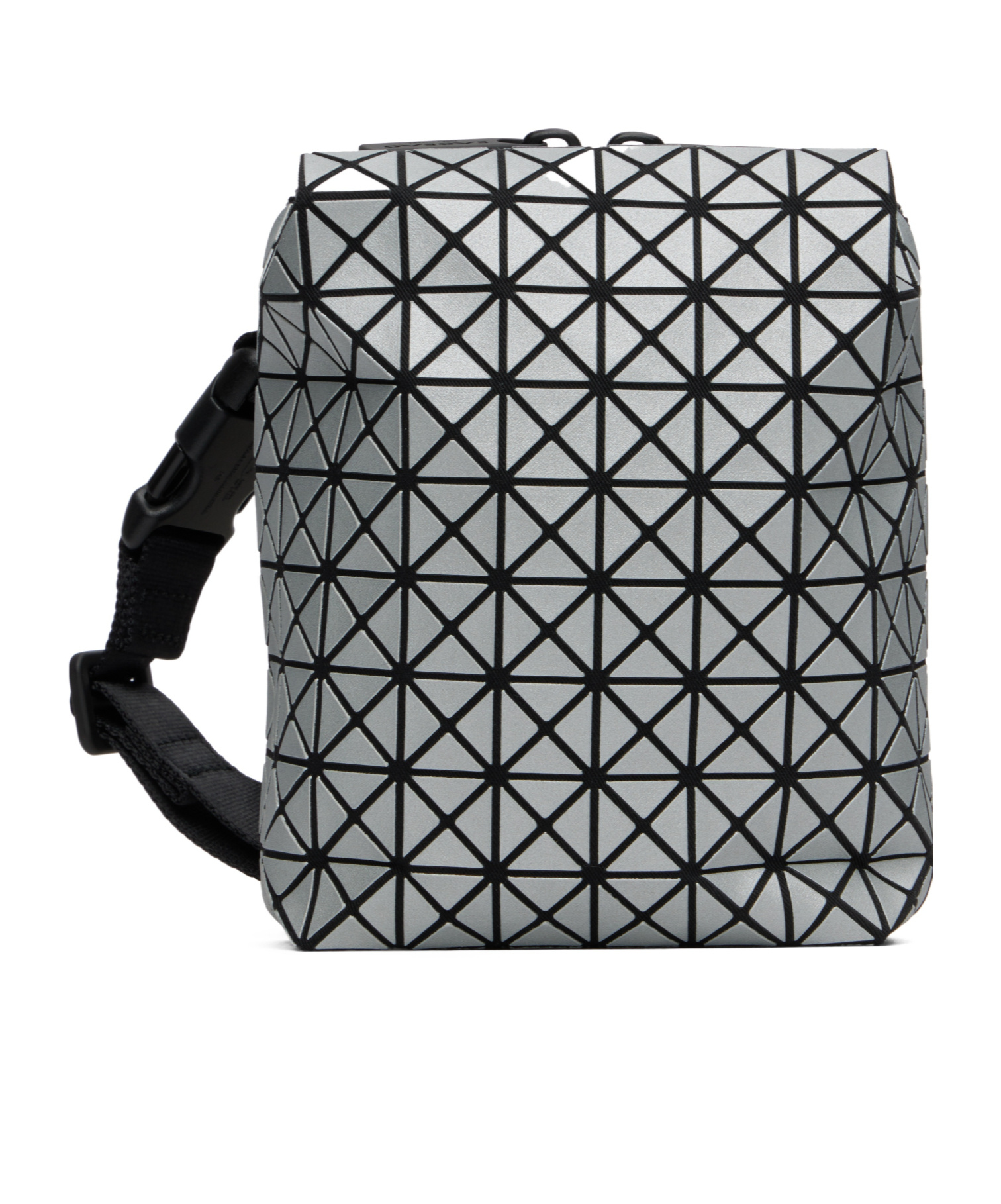 Bao Bao Issey Miyake Beetle Reflector Shoulder Bag In Silver