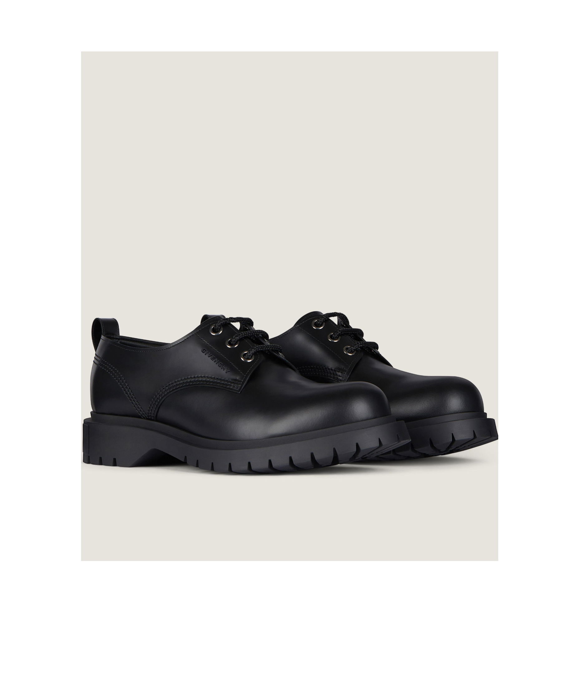 Givenchy Brushed Bull Leather Loafers With Pull Tab In Black