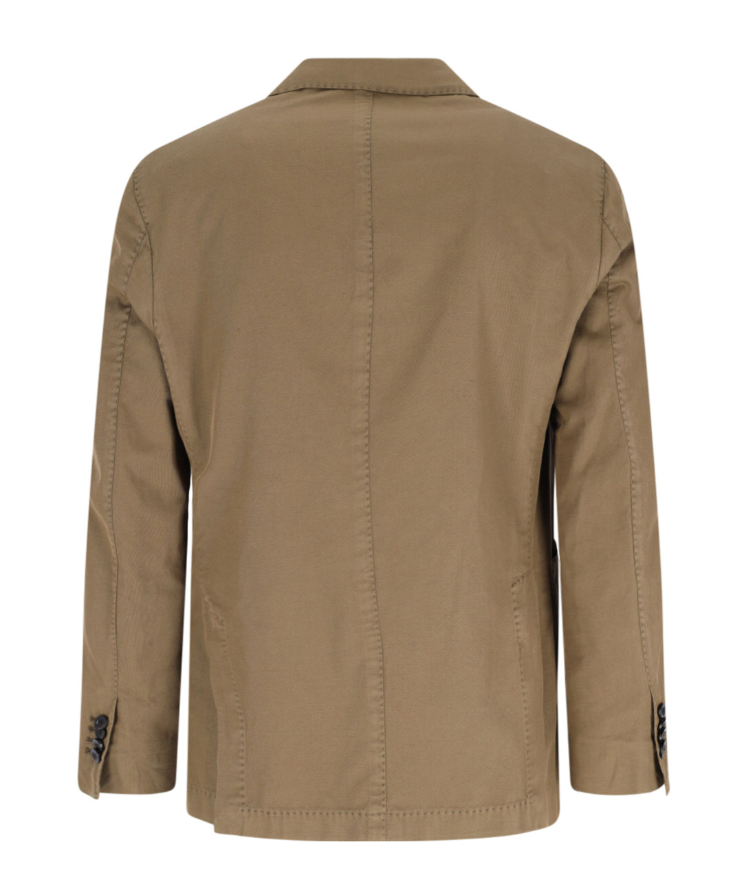 Boglioli Light Brown Linen Double-breasted Suit