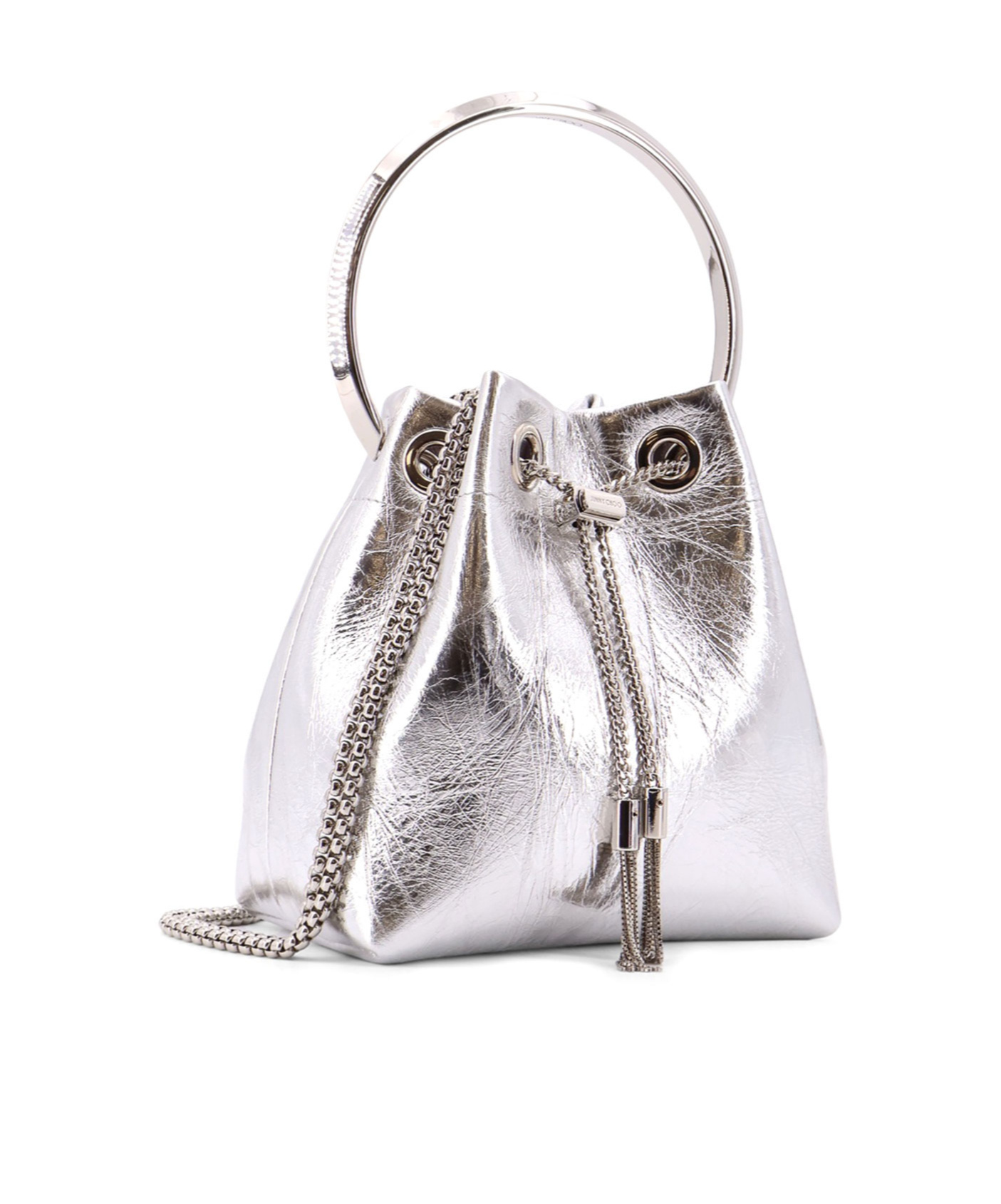 Jimmy Choo Round Handle Leather Handbag