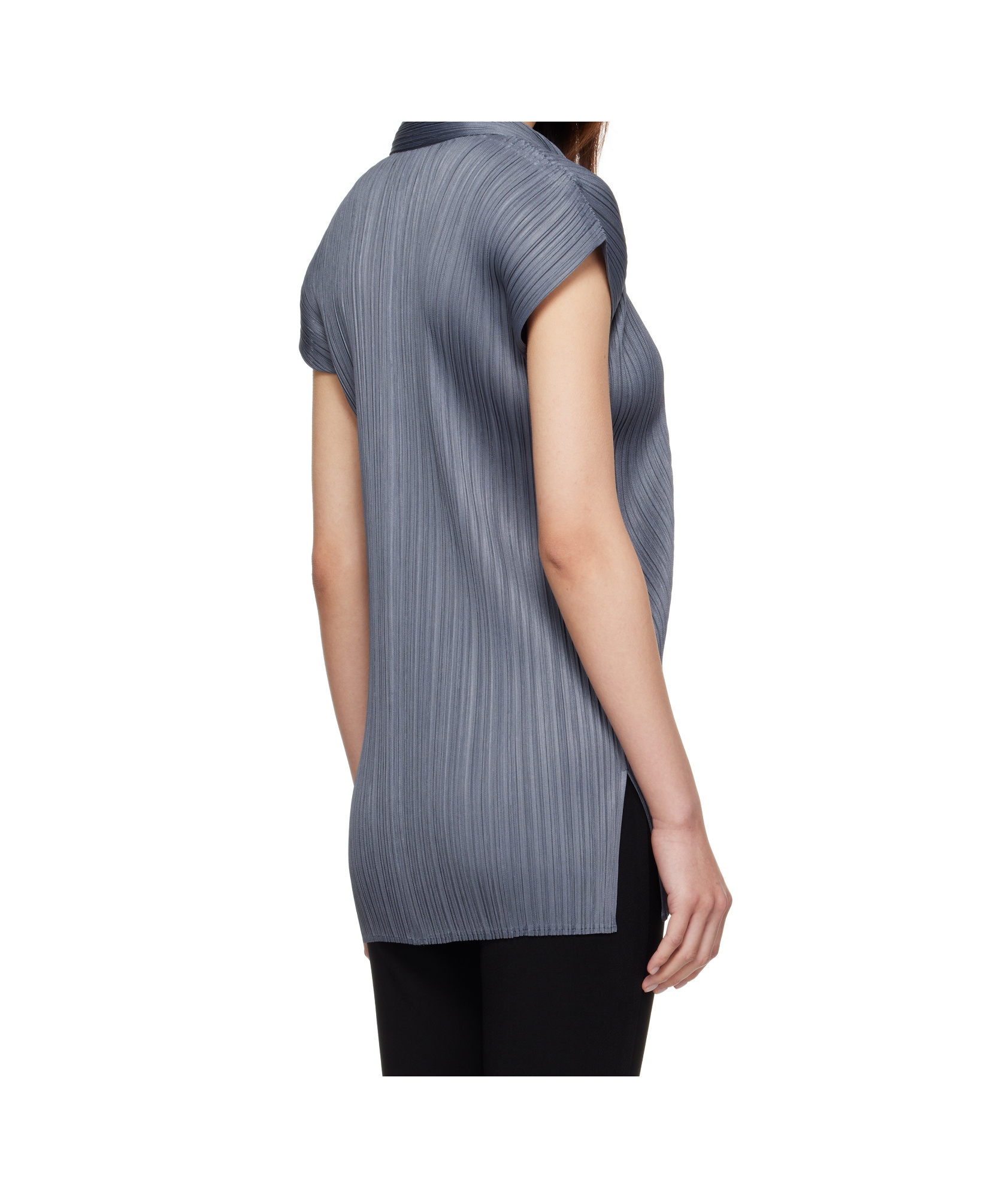 Issey Miyake Blue Monthly Colors May Shirt In Gray