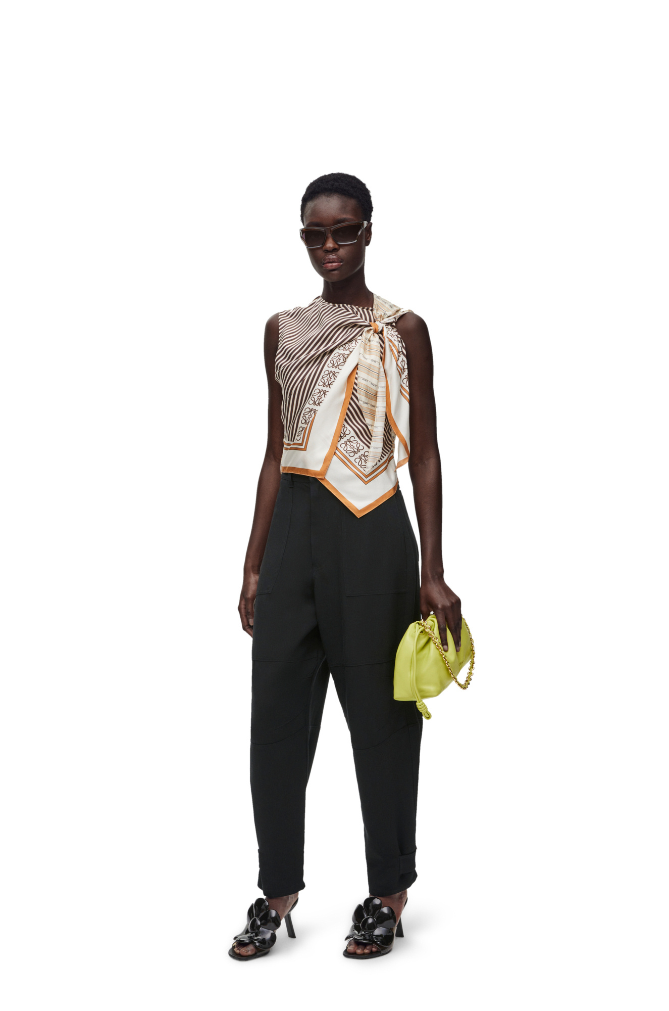 Loewe Belt-loop Overalls In Black