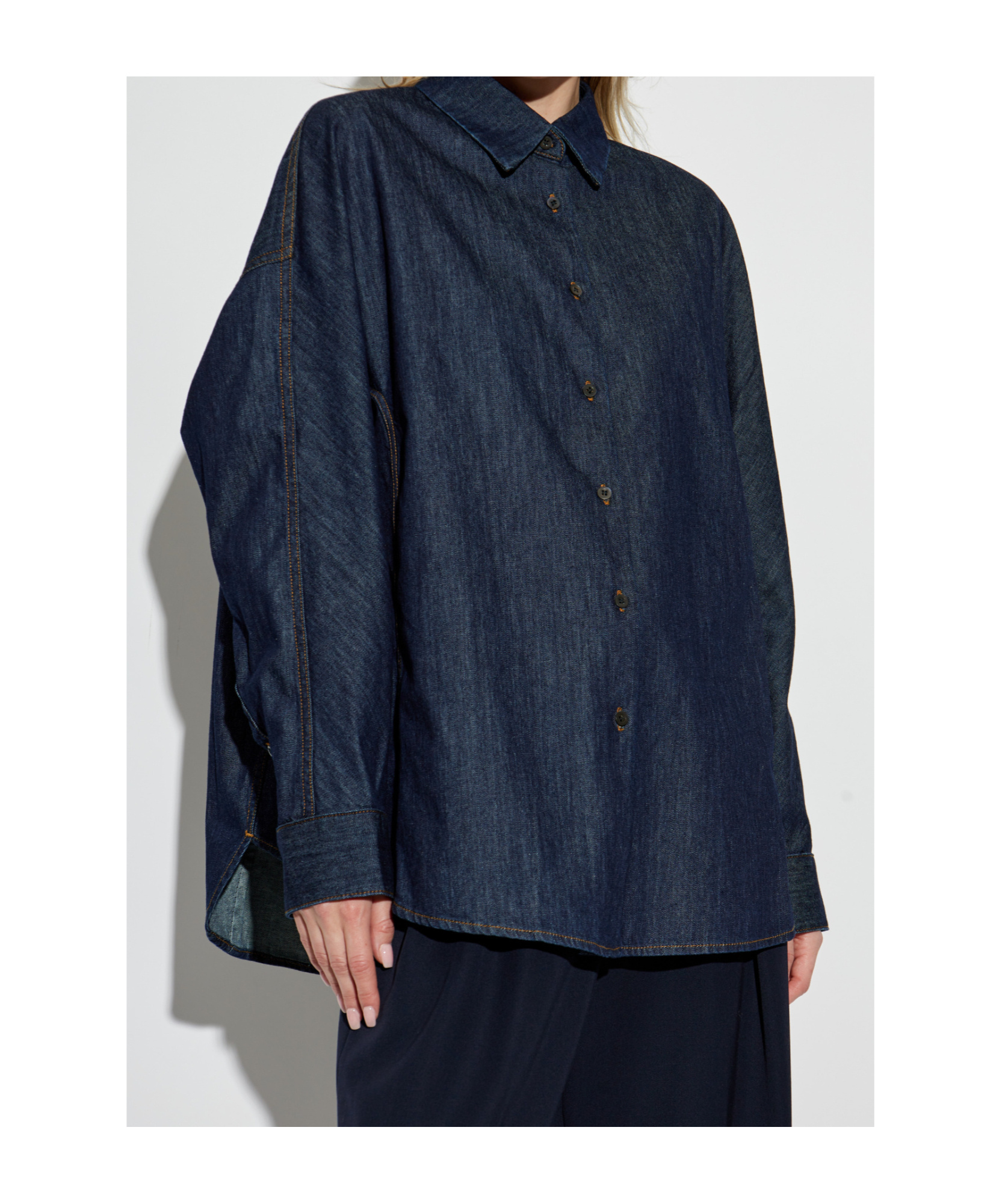 Dries Van Noten Casio Denim 1553 Shirt Clothing In Black