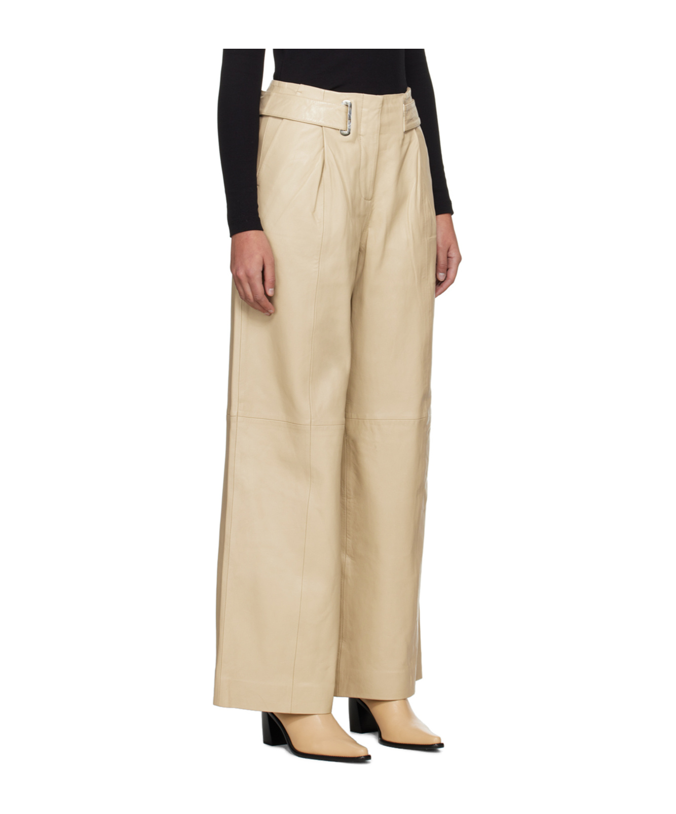 Remain Birger Christensen Four-pocket Casual Pants In Nude