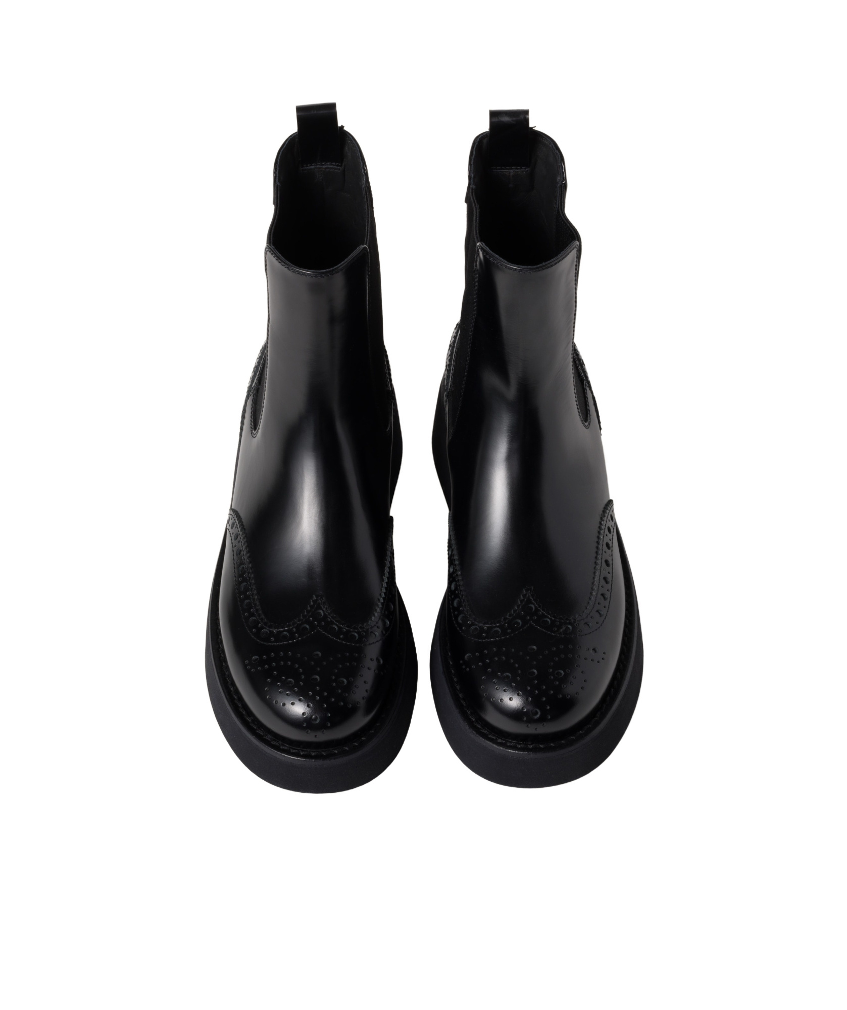 Miu Miu Round-head Short Boots In Black