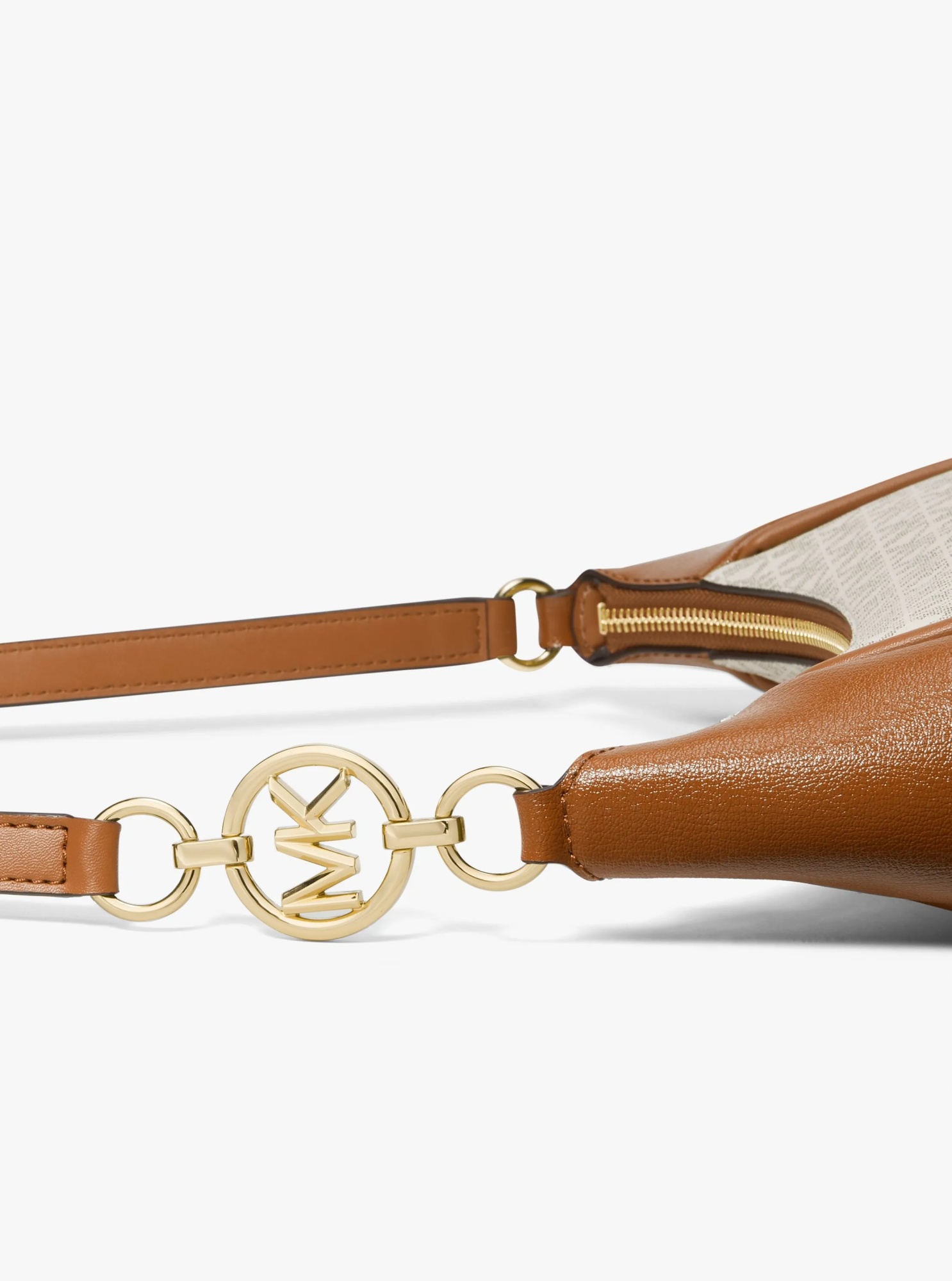 Michael Michael Kors Cheryl Medium Presbyopic Messenger Bag In Nude