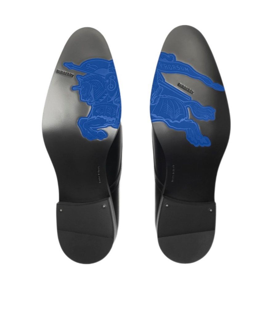 Burberry Leather Carlyle Stamp Derby Shoes