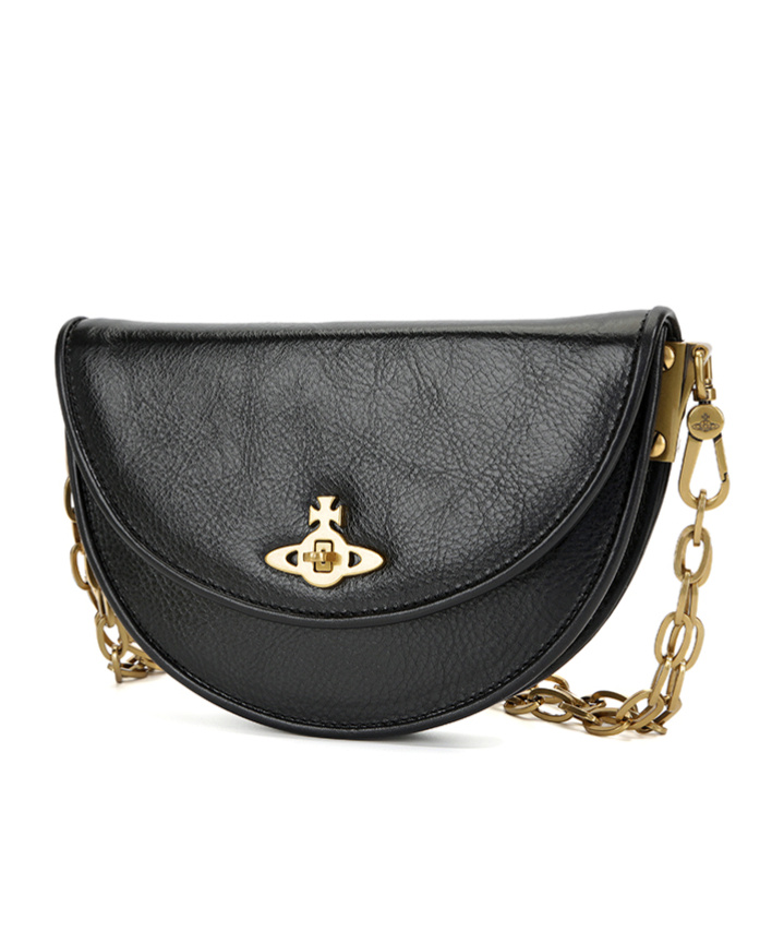 Vivienne Westwood Bonnie Shoulder Bag In Black