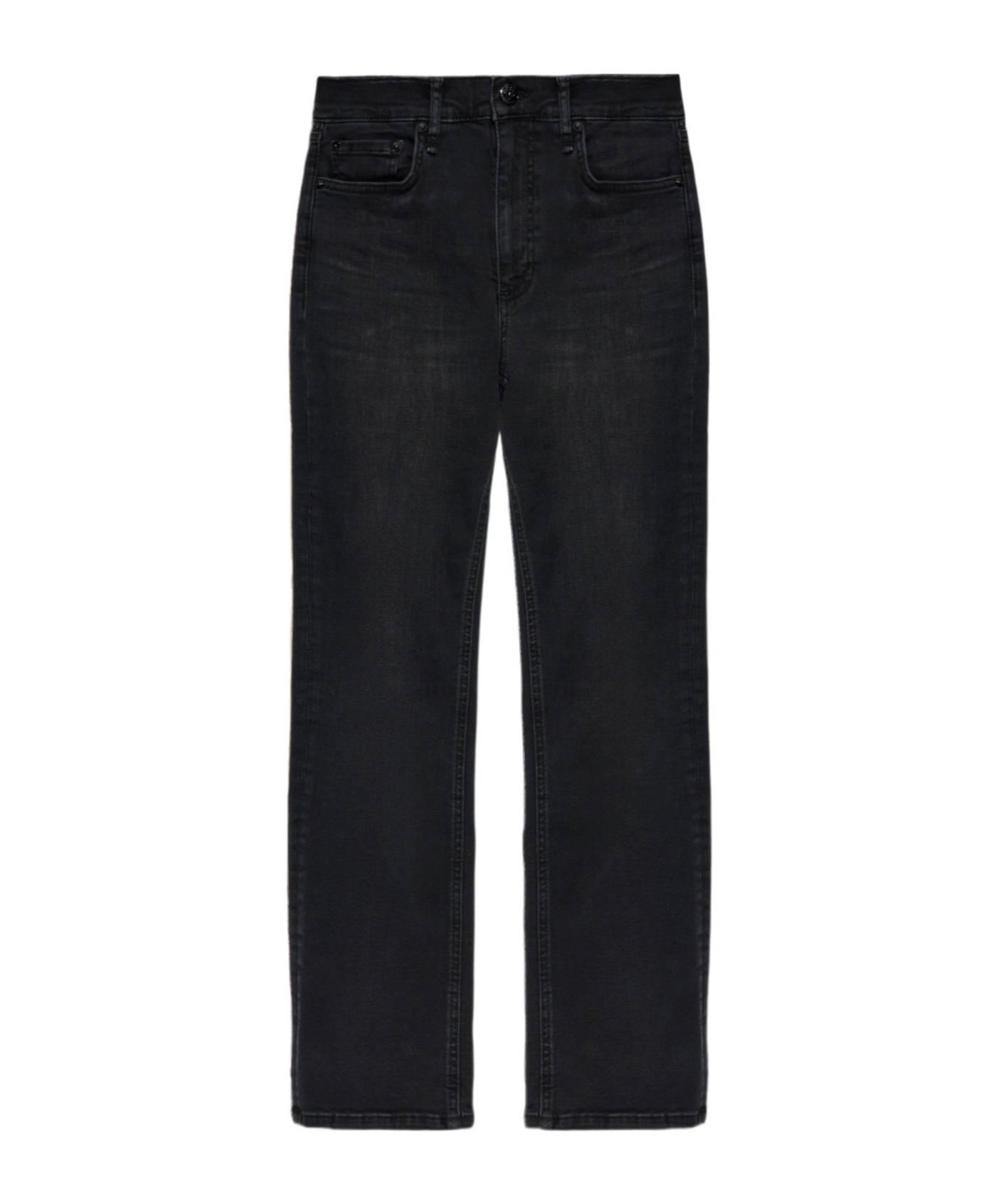 Rag & Bone Straight-fit Jeans In Black