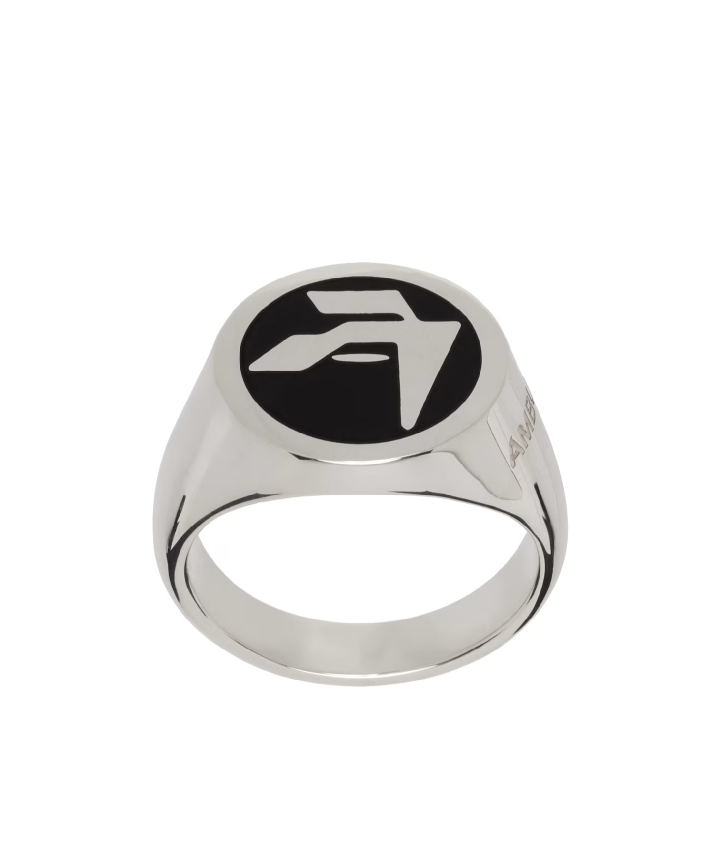 Ambush Epoxy Amblem Ring In Gray
